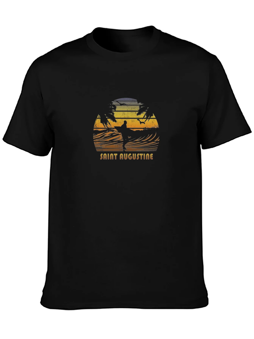 Saint Augustine Surfer Graphic T-Shirt product image 3