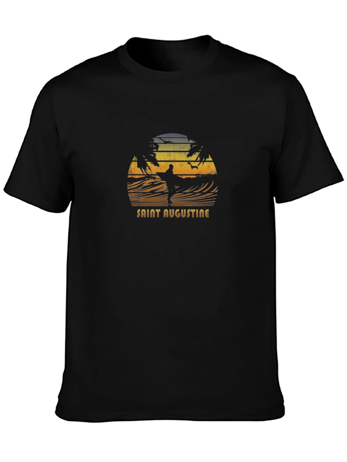 Saint Augustine Surfer Graphic T-Shirt product image 3