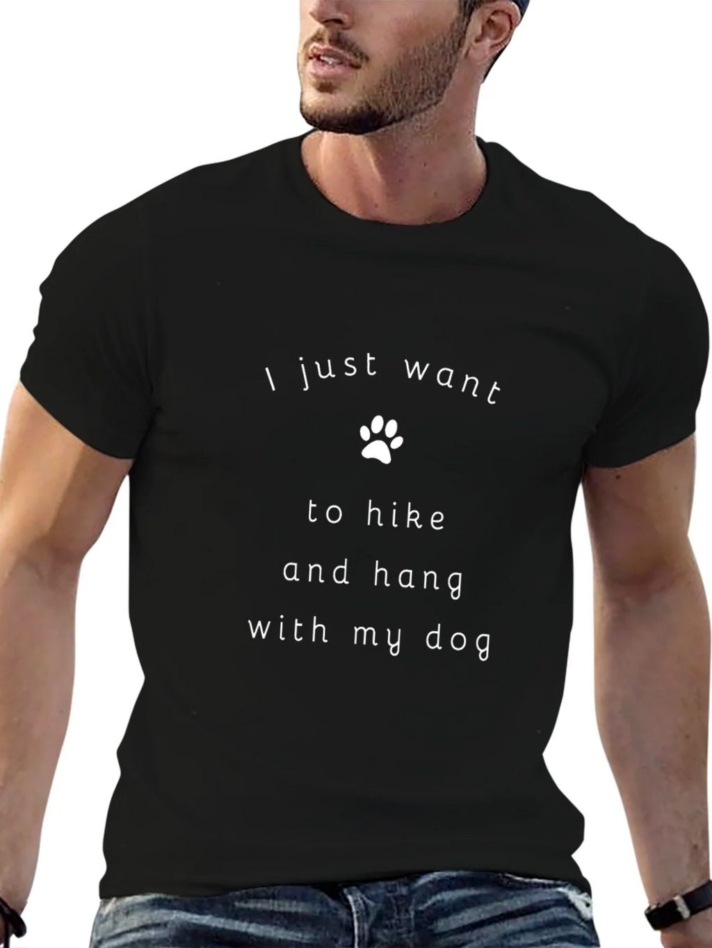 Hike With My Dog Graphic T-Shirt product image 6