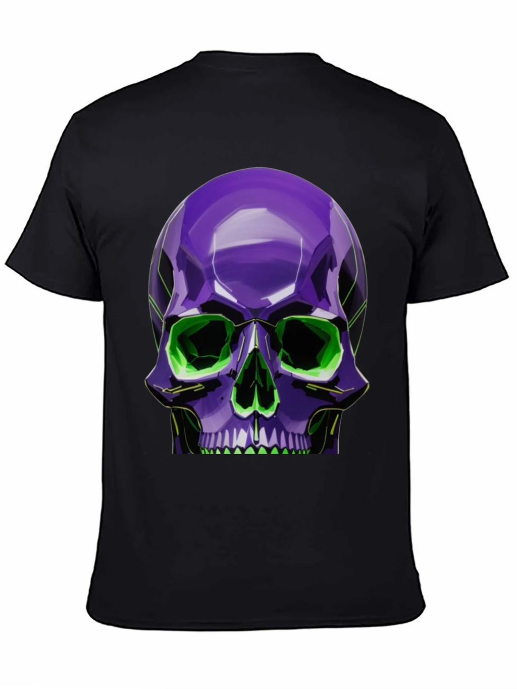 Neon Skull Graphic Tee - Stylish Bold Design product image 4