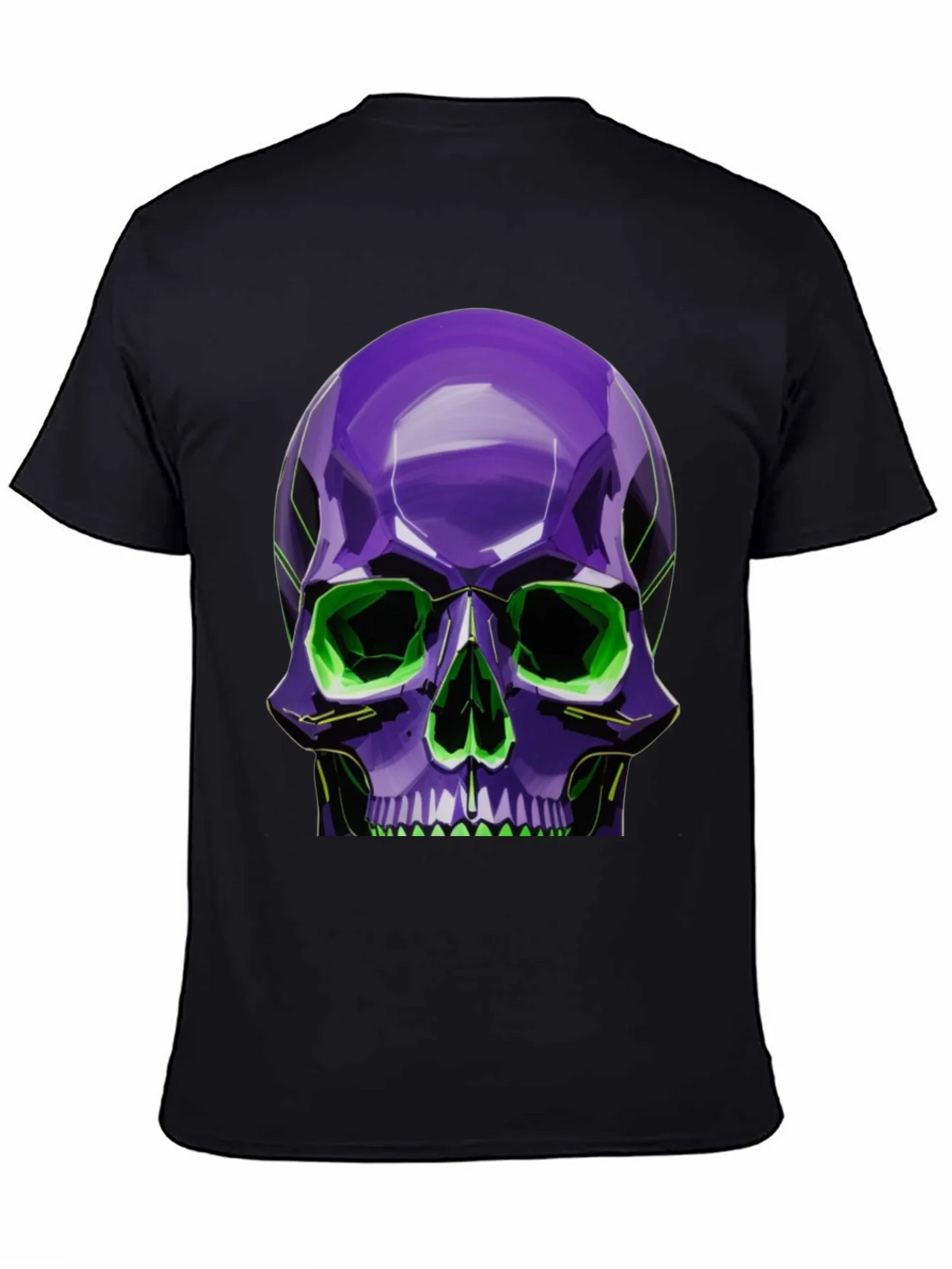 Neon Skull Graphic Tee - Stylish Bold Design product image 4