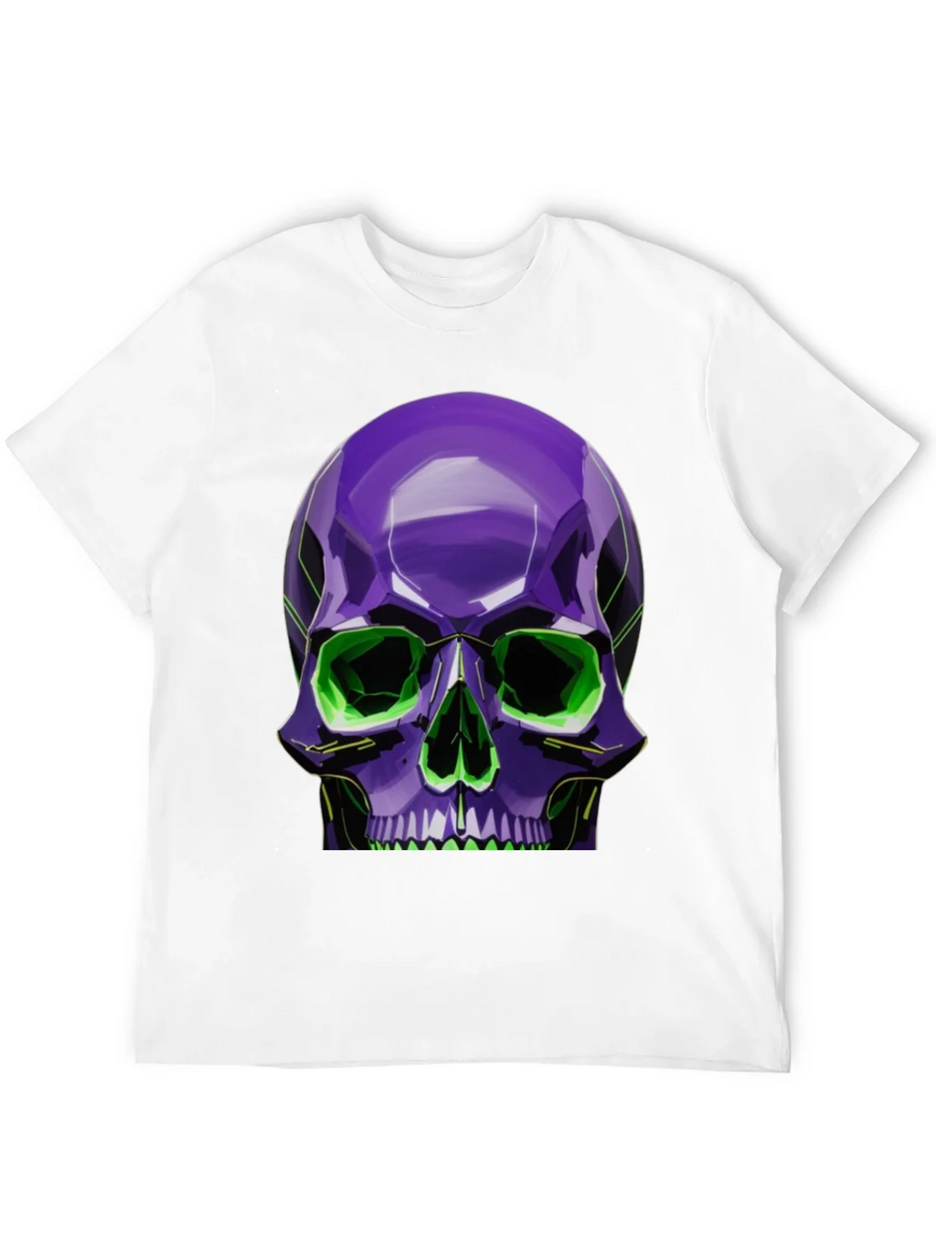 Neon Skull Graphic Tee - Stylish Bold Design product image 11