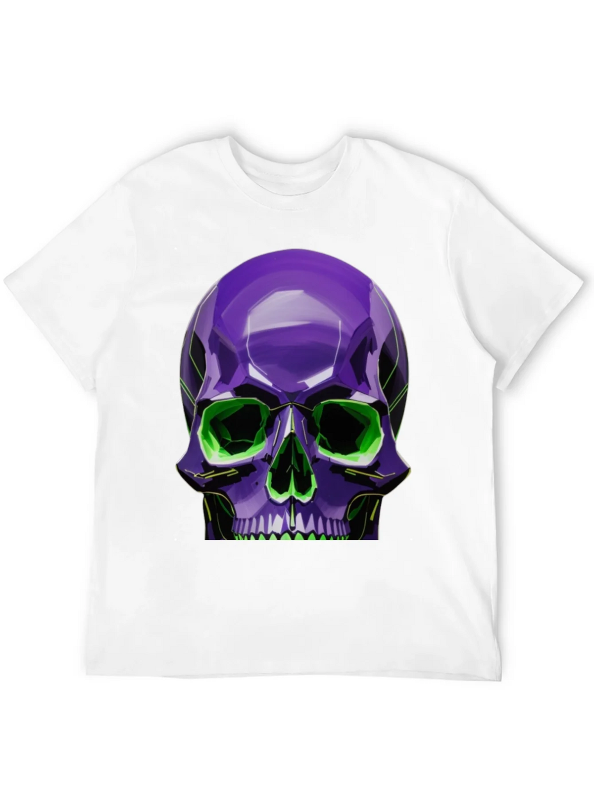 Neon Skull Graphic Tee - Stylish Bold Design product image 11
