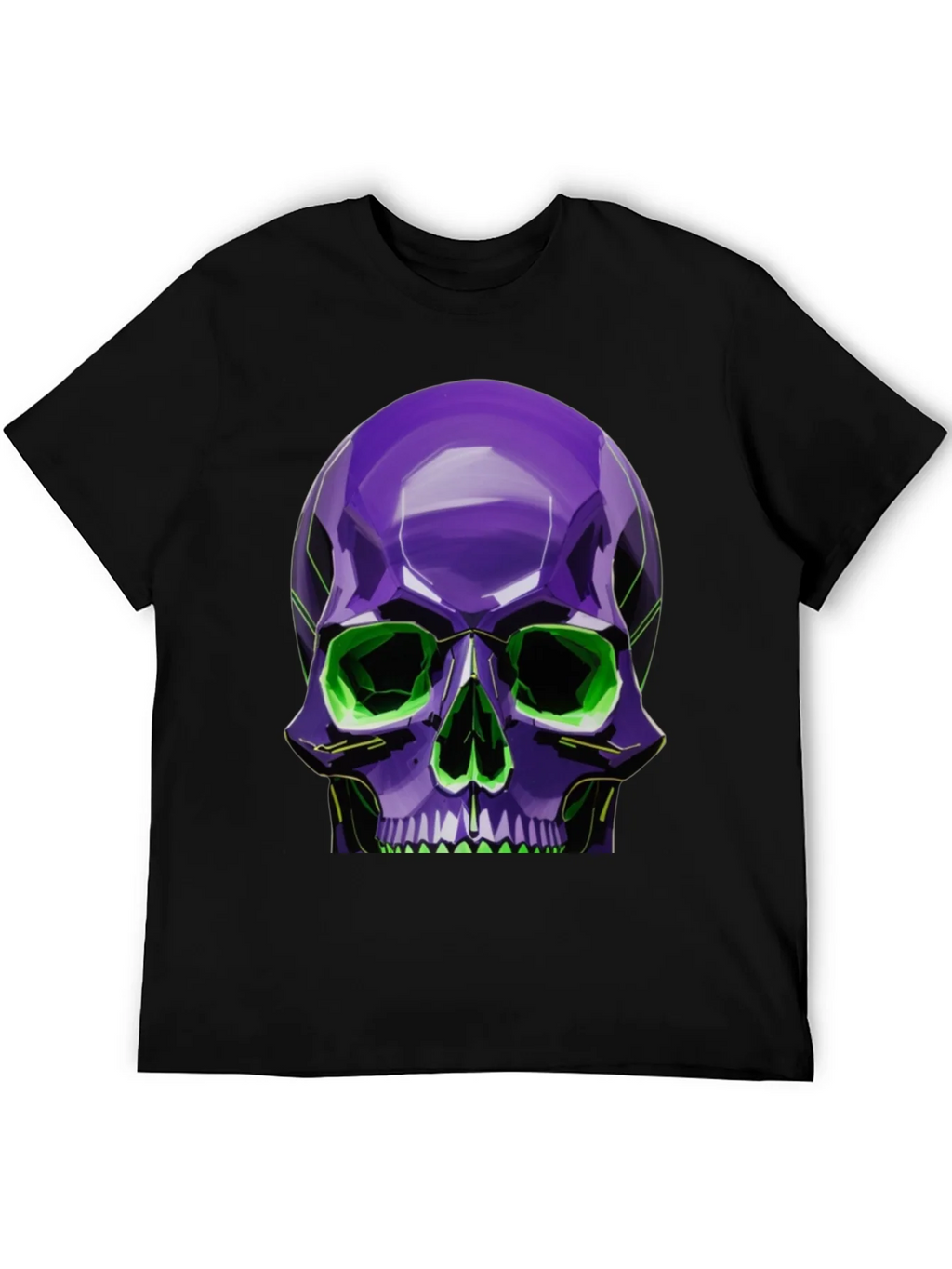 Neon Skull Graphic Tee - Stylish Bold Design product image 5