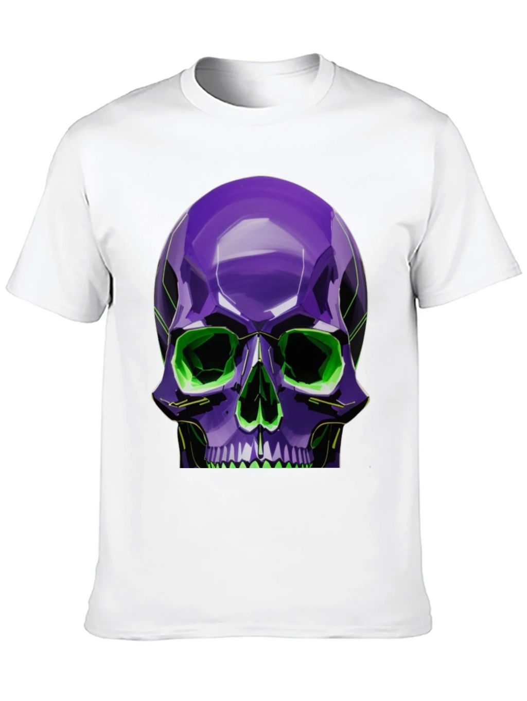 Neon Skull Graphic Tee - Stylish Bold Design product image 9