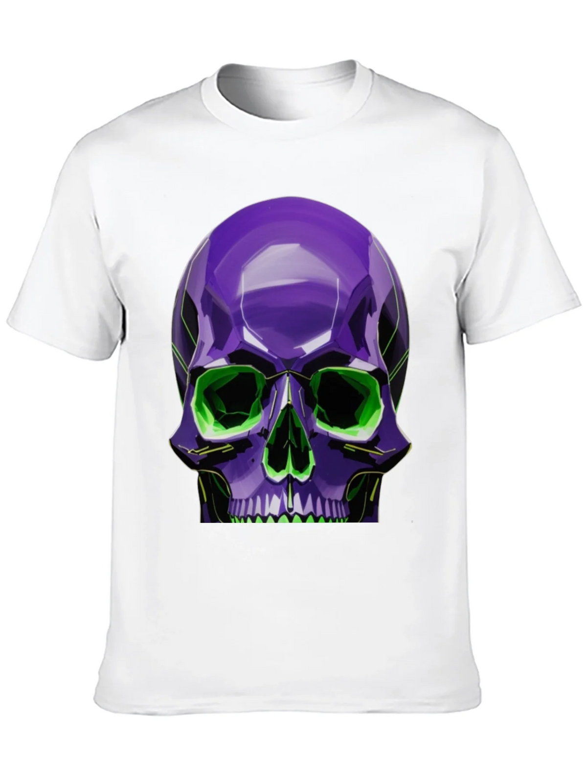 Neon Skull Graphic Tee - Stylish Bold Design product image 9