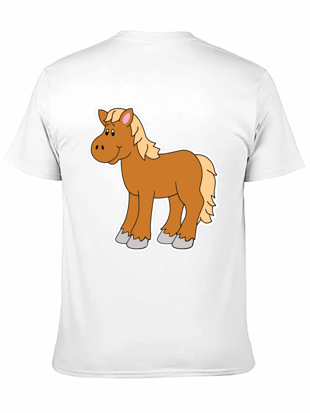 Cartoon Horse Graphic Tee - Black Unisex Shirt product image 10