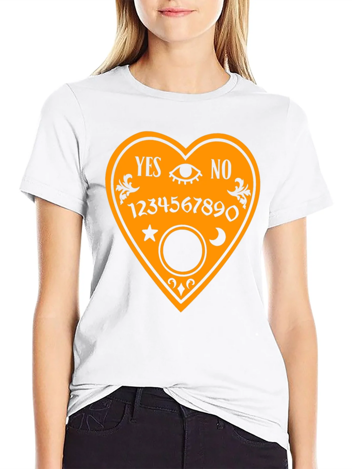 Ouija Board Heart T-Shirt product image 8