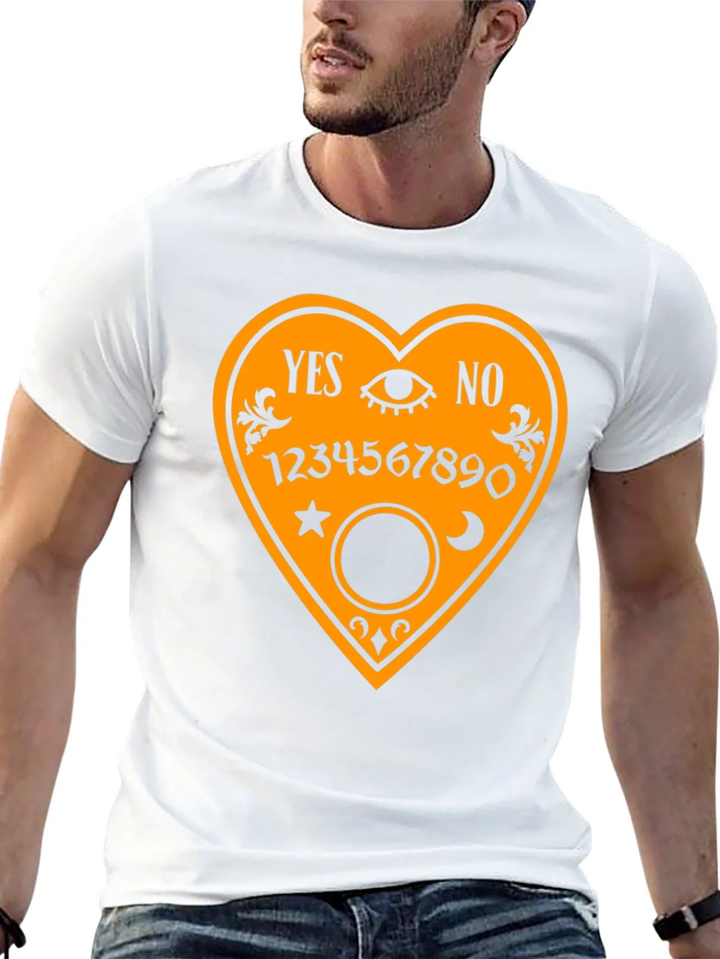 Ouija Board Heart T-Shirt product image 12