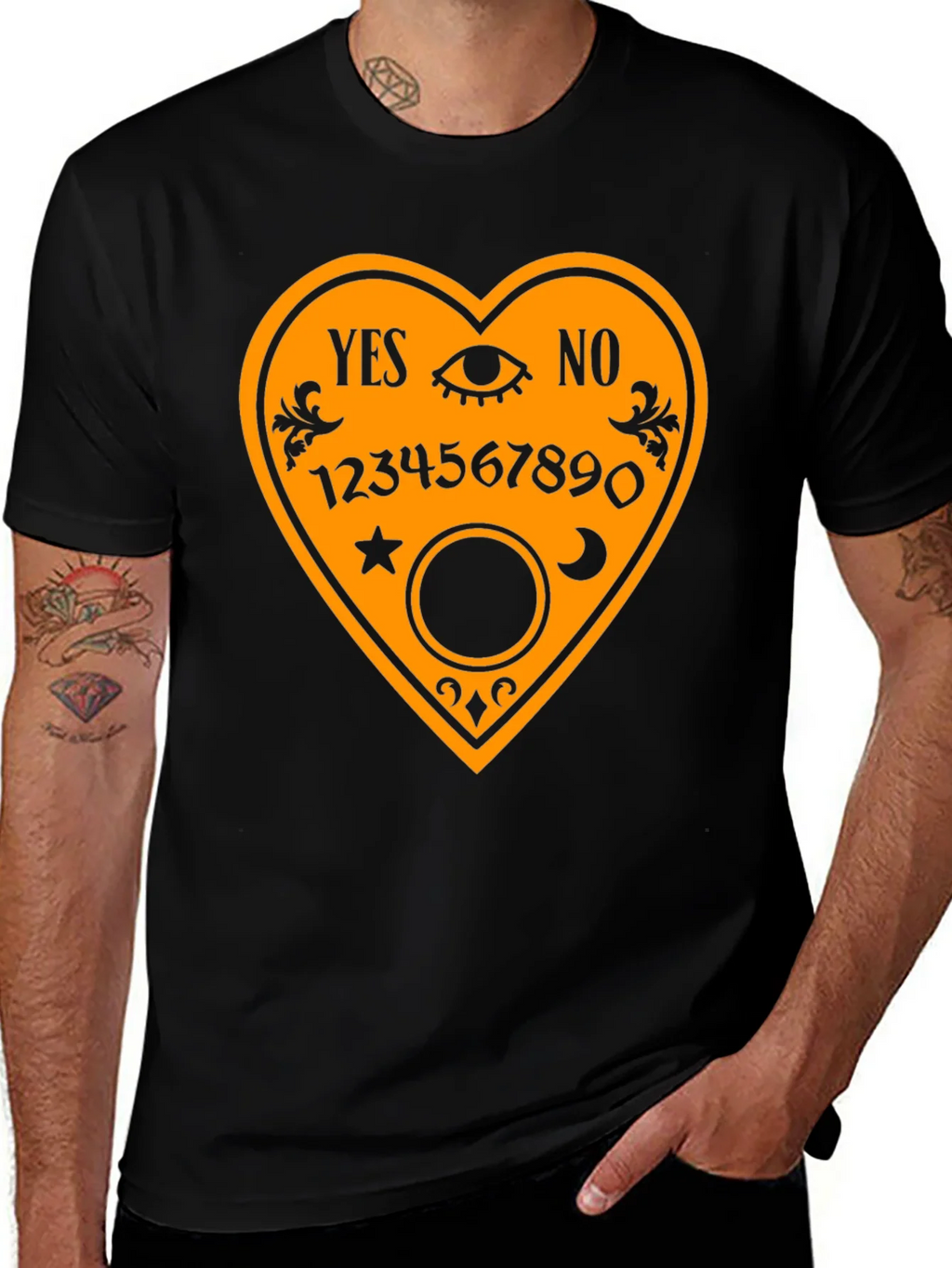 Ouija Board Heart T-Shirt product image 1