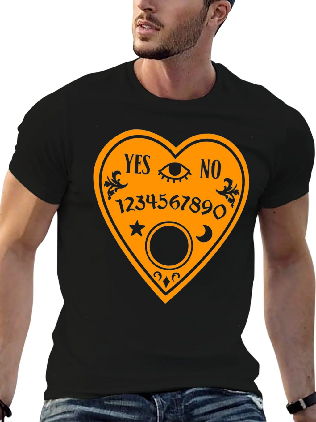 Ouija Board Heart T-Shirt product image 6