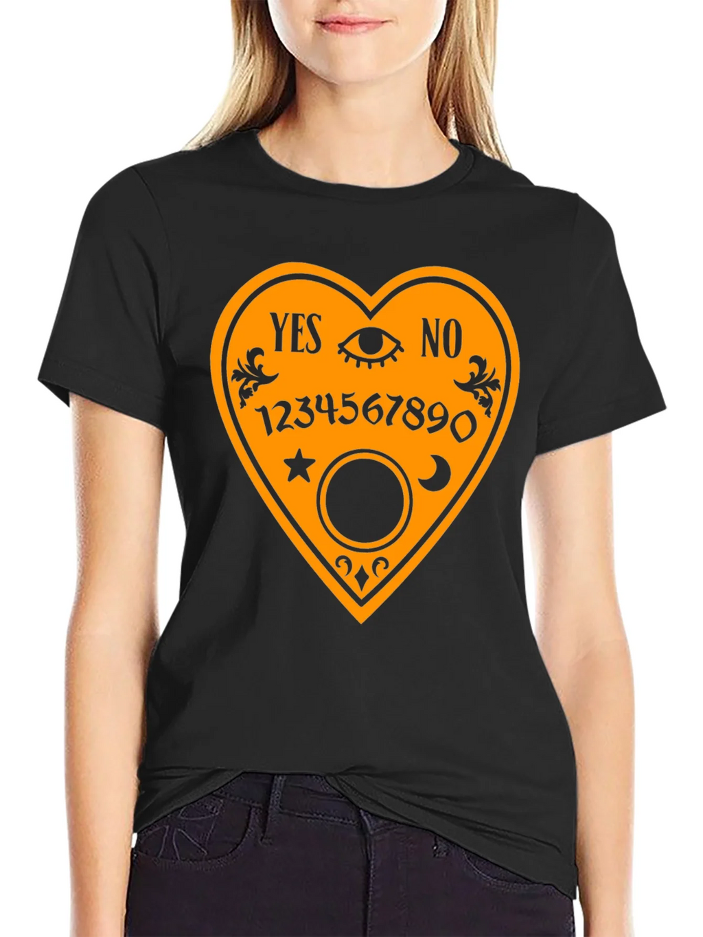 Ouija Board Heart T-Shirt product image 2