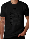 Man in Barrel Graphic T-Shirt - Black product image 1