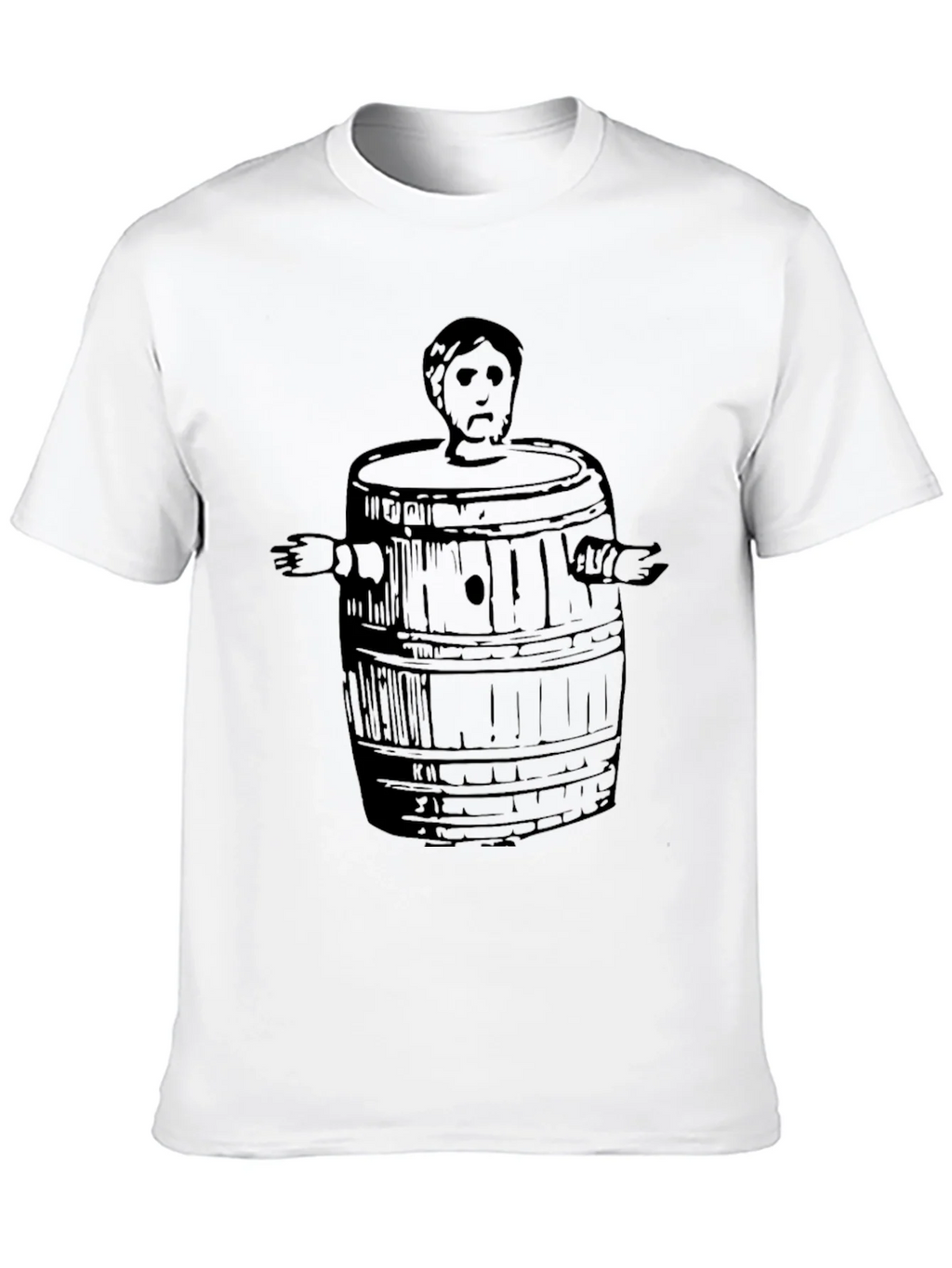 Man in Barrel Graphic T-Shirt - Black product image 9