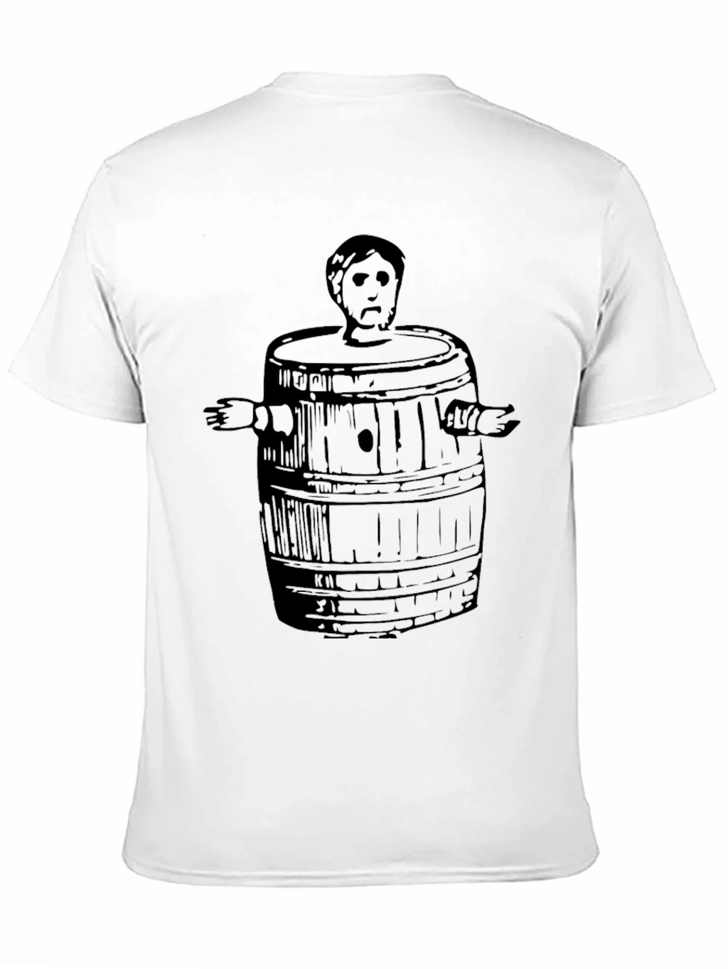 Man in Barrel Graphic T-Shirt - Black product image 10