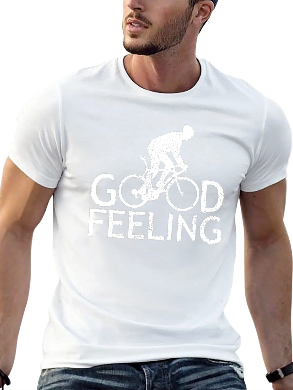 Good Feeling Cycling Graphic T-Shirt product image 9