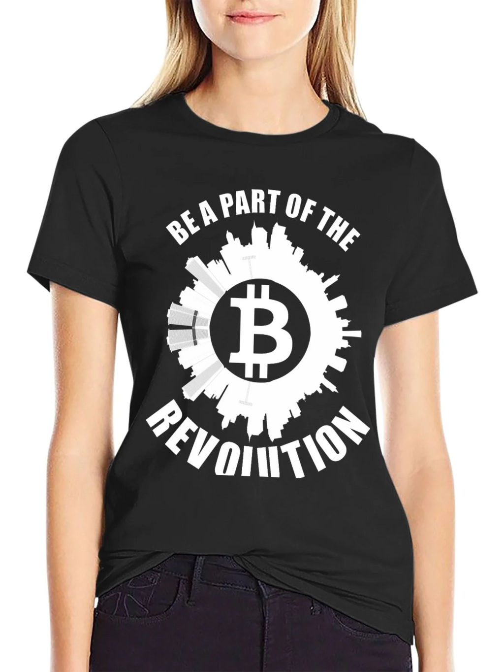 Bitcoin Revolution Graphic Tee - Black product image 2