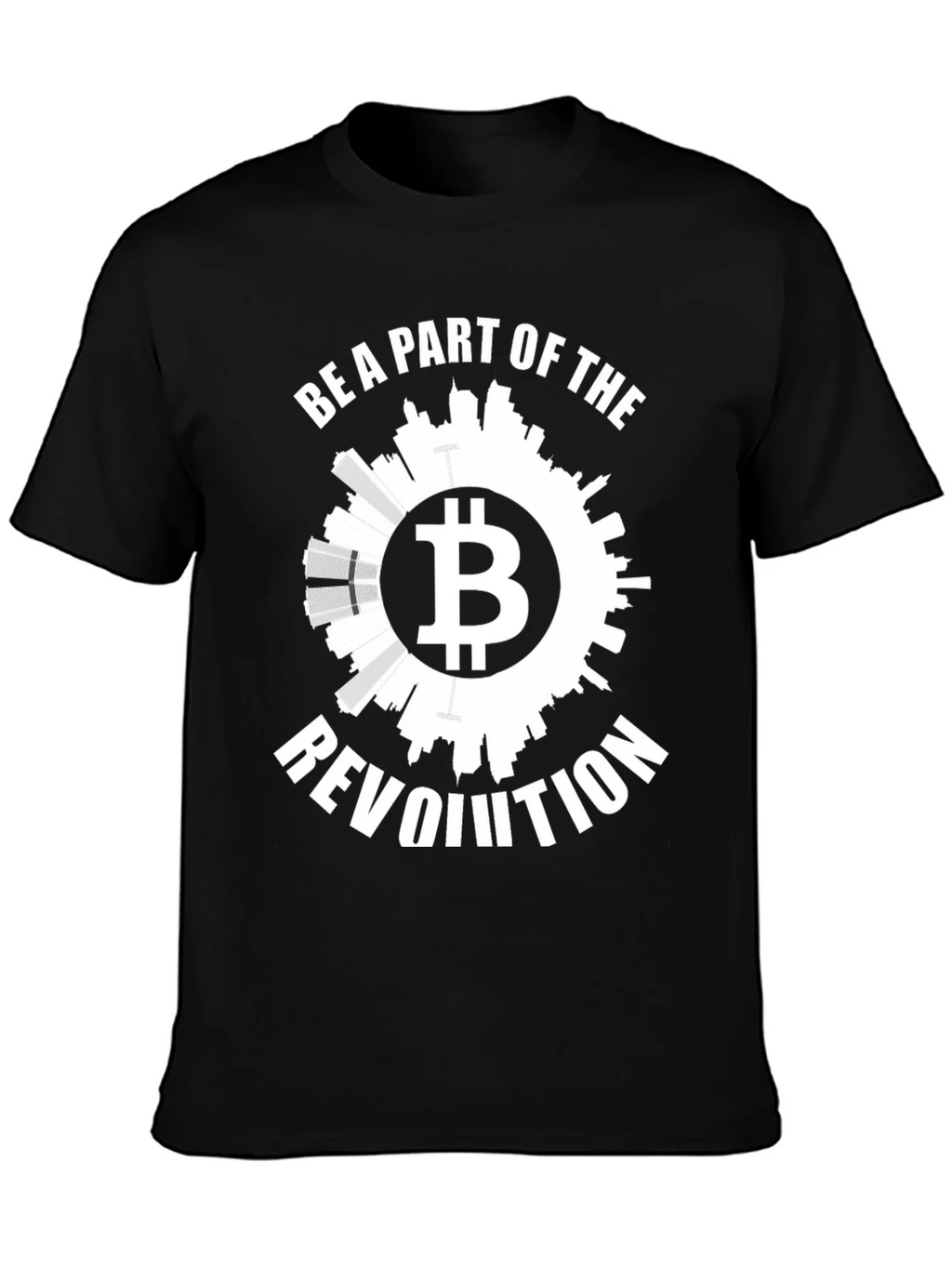 Bitcoin Revolution Graphic Tee - Black product image 3
