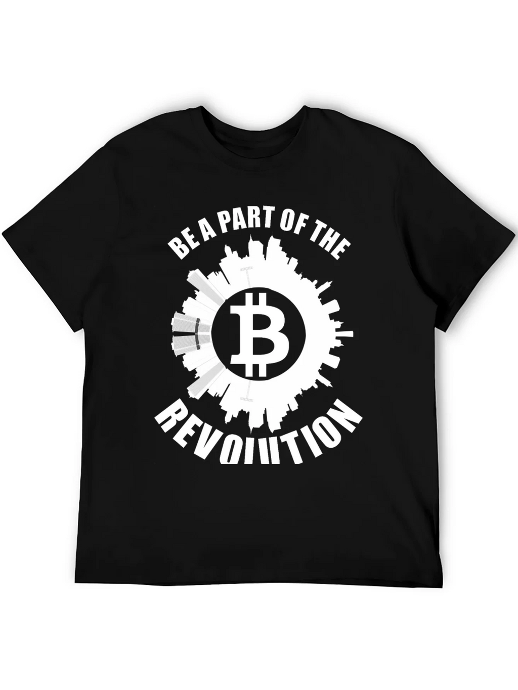 Bitcoin Revolution Graphic Tee - Black product image 5