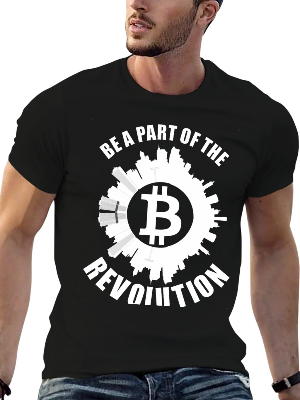 Bitcoin Revolution Graphic Tee - Black product image 6