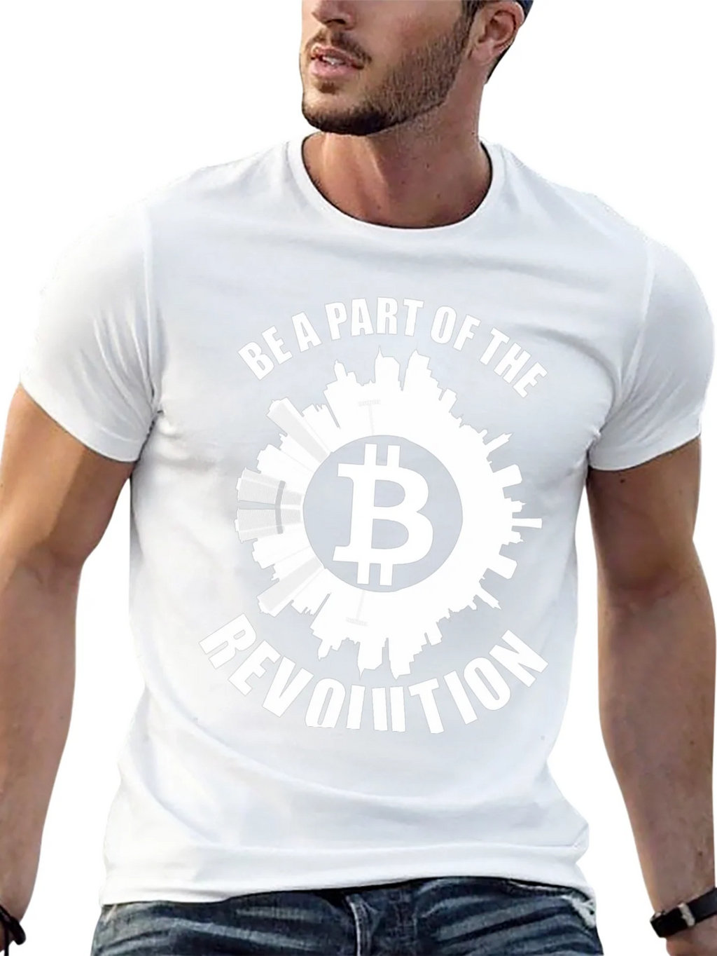 Bitcoin Revolution Graphic Tee - Black product image 12