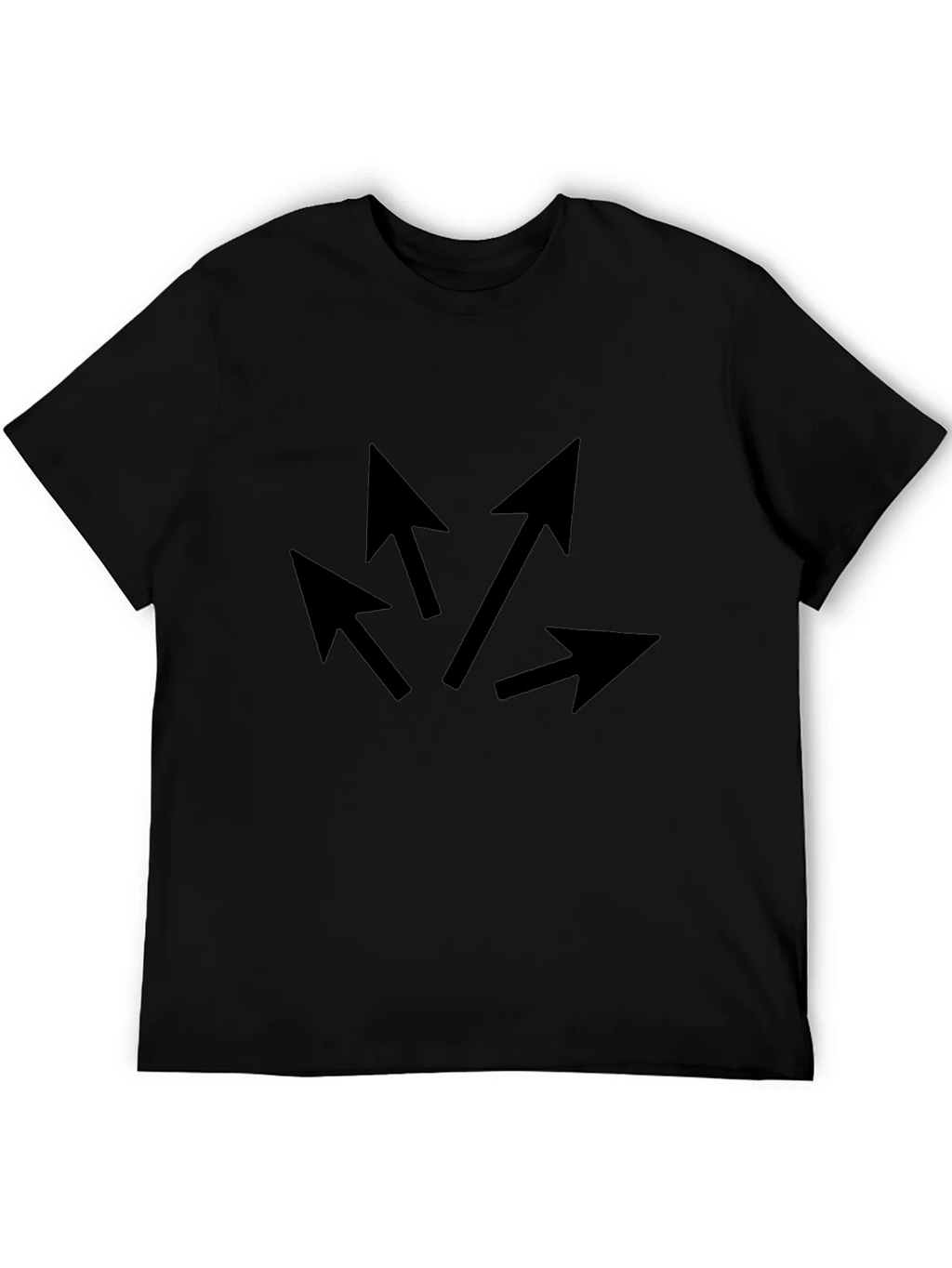 Arrows Graphic Black T-Shirt product image 5