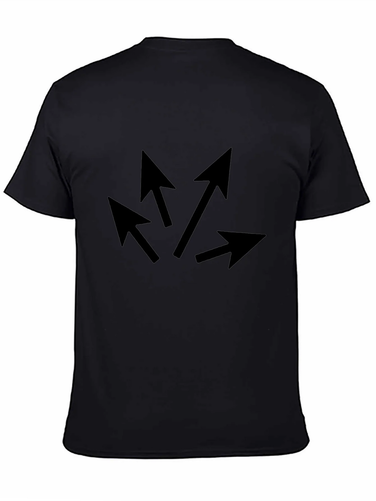 Arrows Graphic Black T-Shirt product image 4