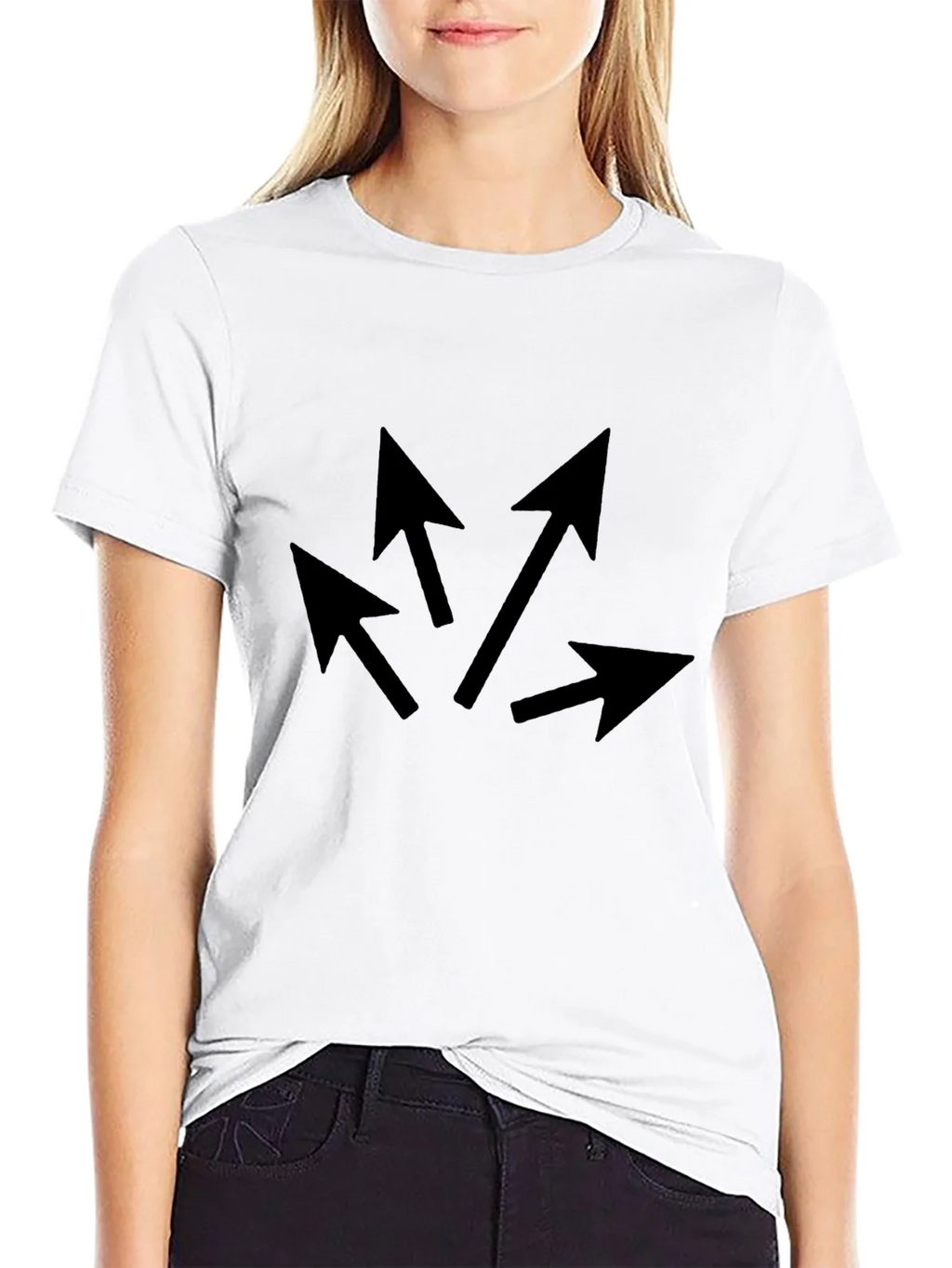 Arrows Graphic Black T-Shirt product image 8