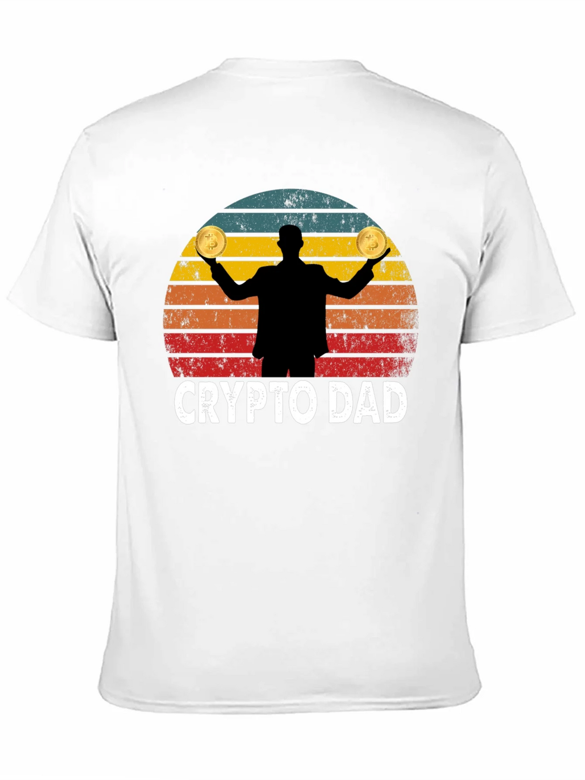 Crypto Dad Bitcoin Graphic T-Shirt product image 10