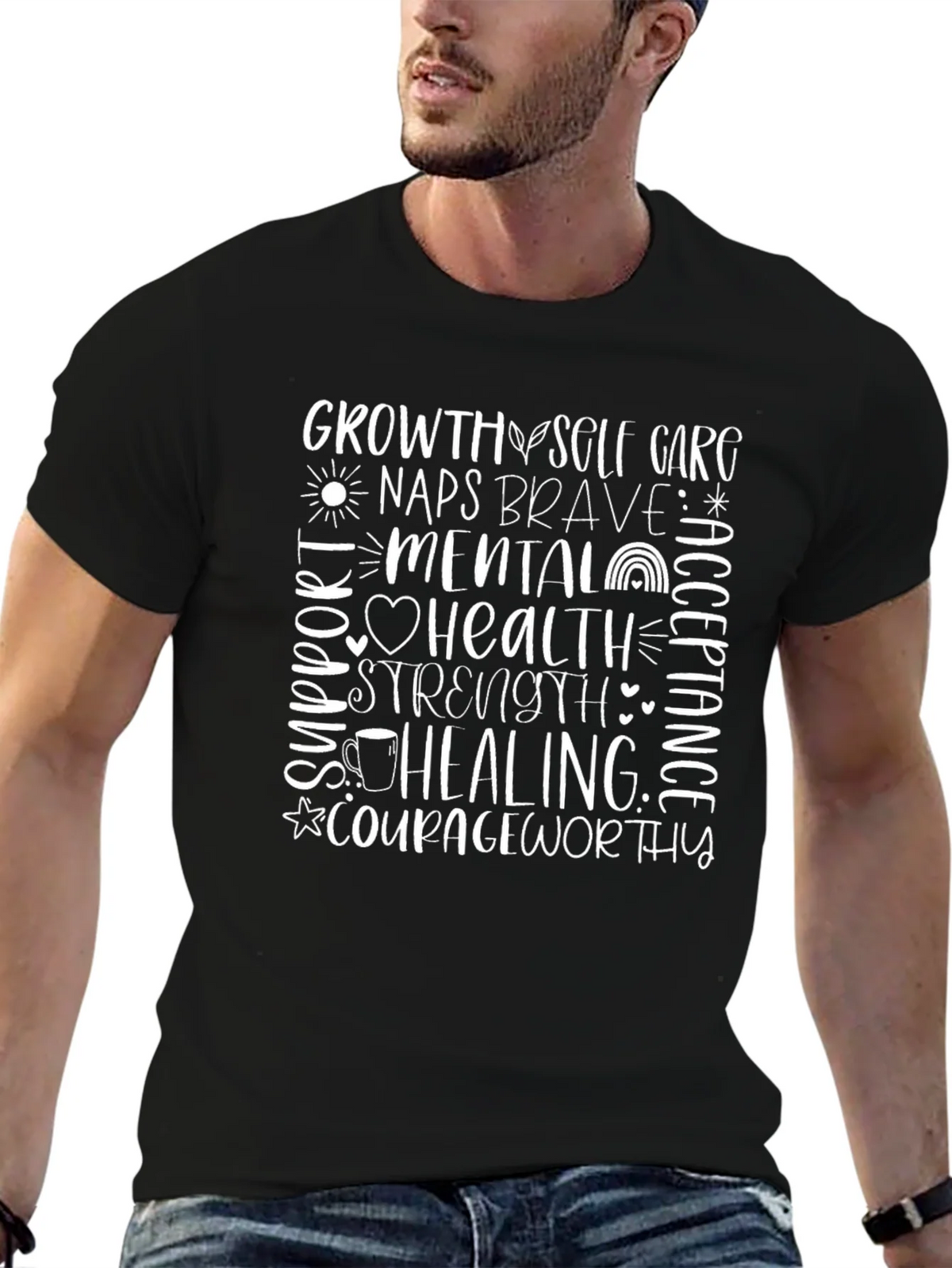Mental Health Awareness T-Shirt | Growth & Healing product image 6