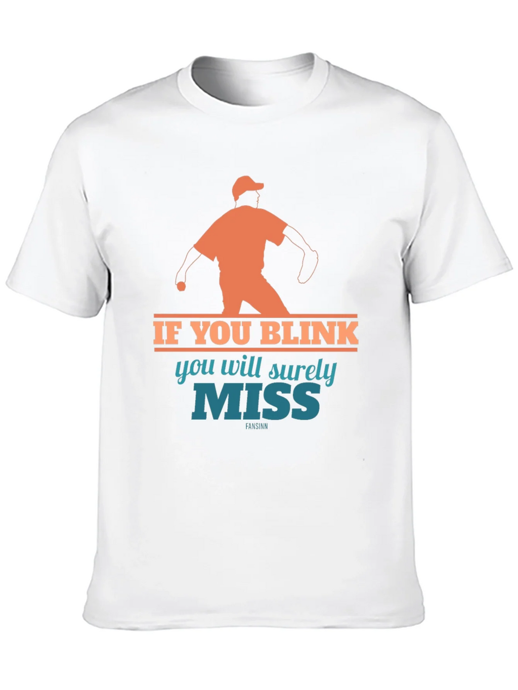 If You Blink Youll Miss It Baseball T-Shirt product image 9