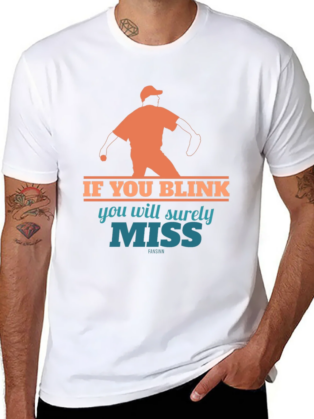 If You Blink Youll Miss It Baseball T-Shirt product image 7