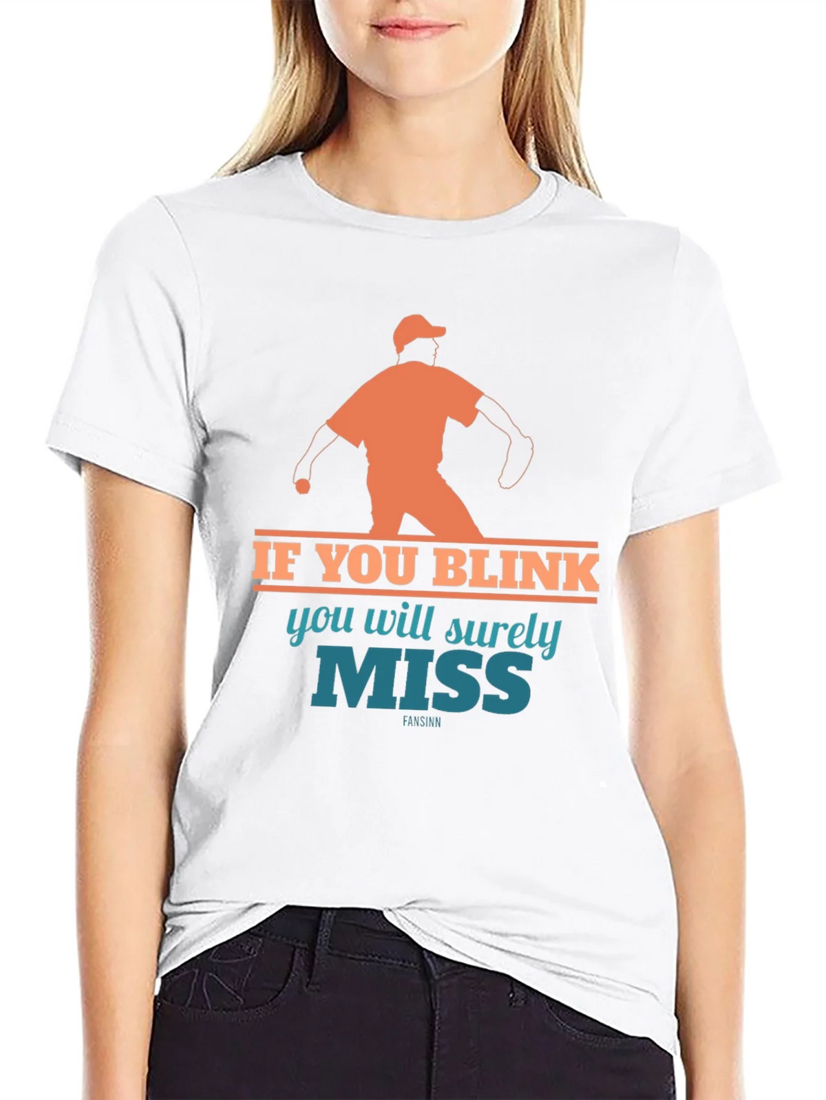 If You Blink Youll Miss It Baseball T-Shirt product image 8