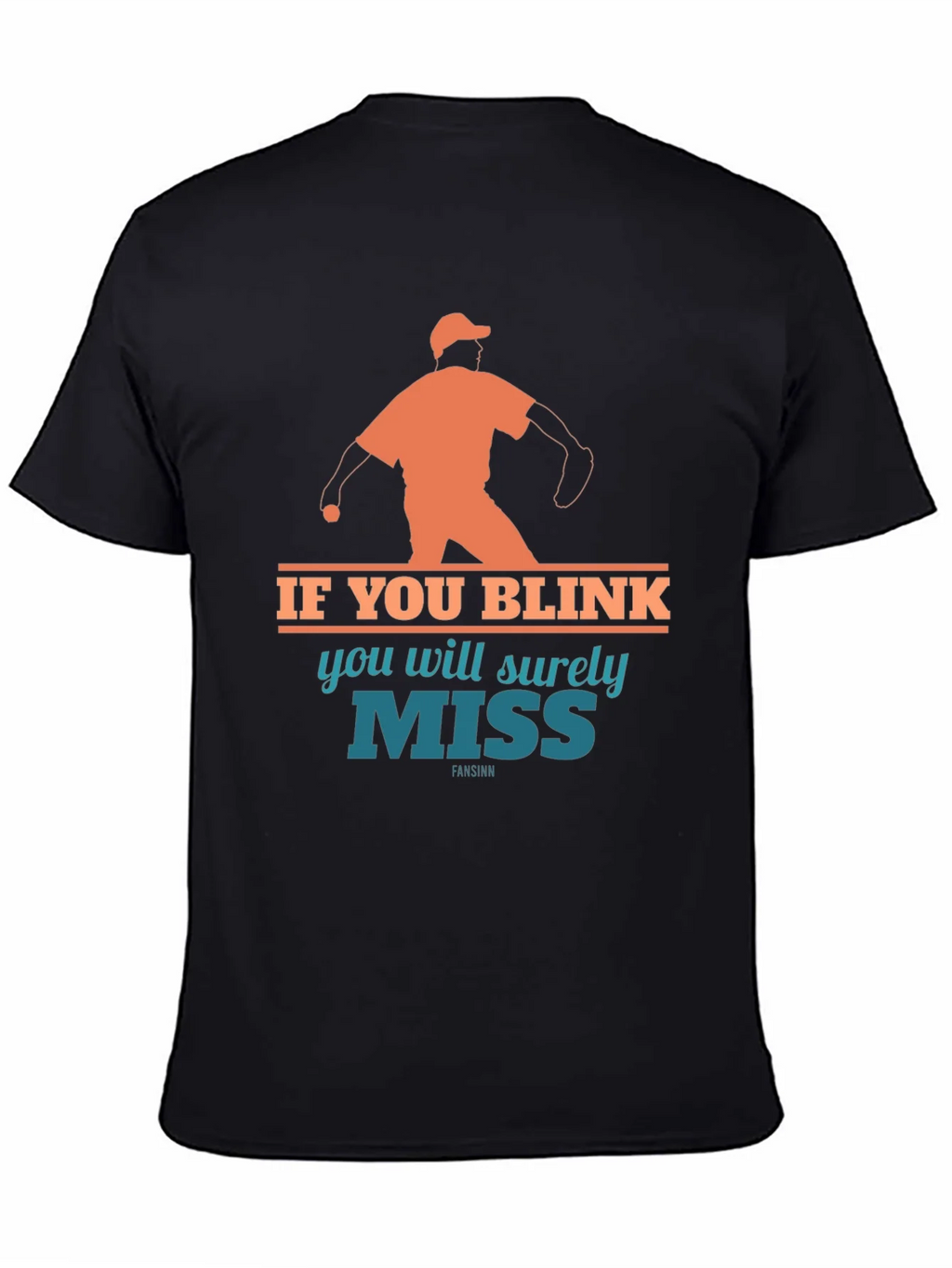 If You Blink Youll Miss It Baseball T-Shirt product image 4