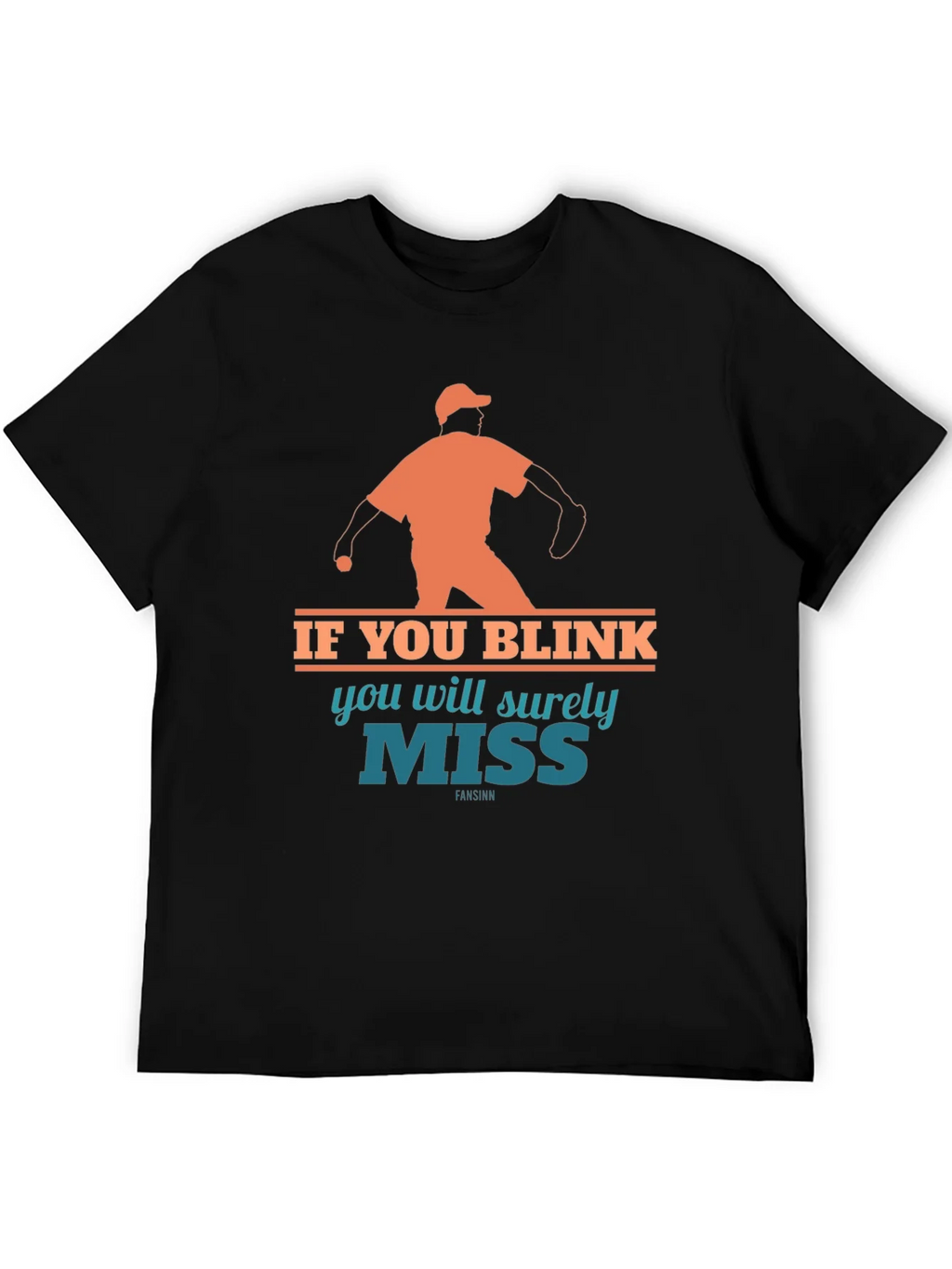 If You Blink Youll Miss It Baseball T-Shirt product image 5