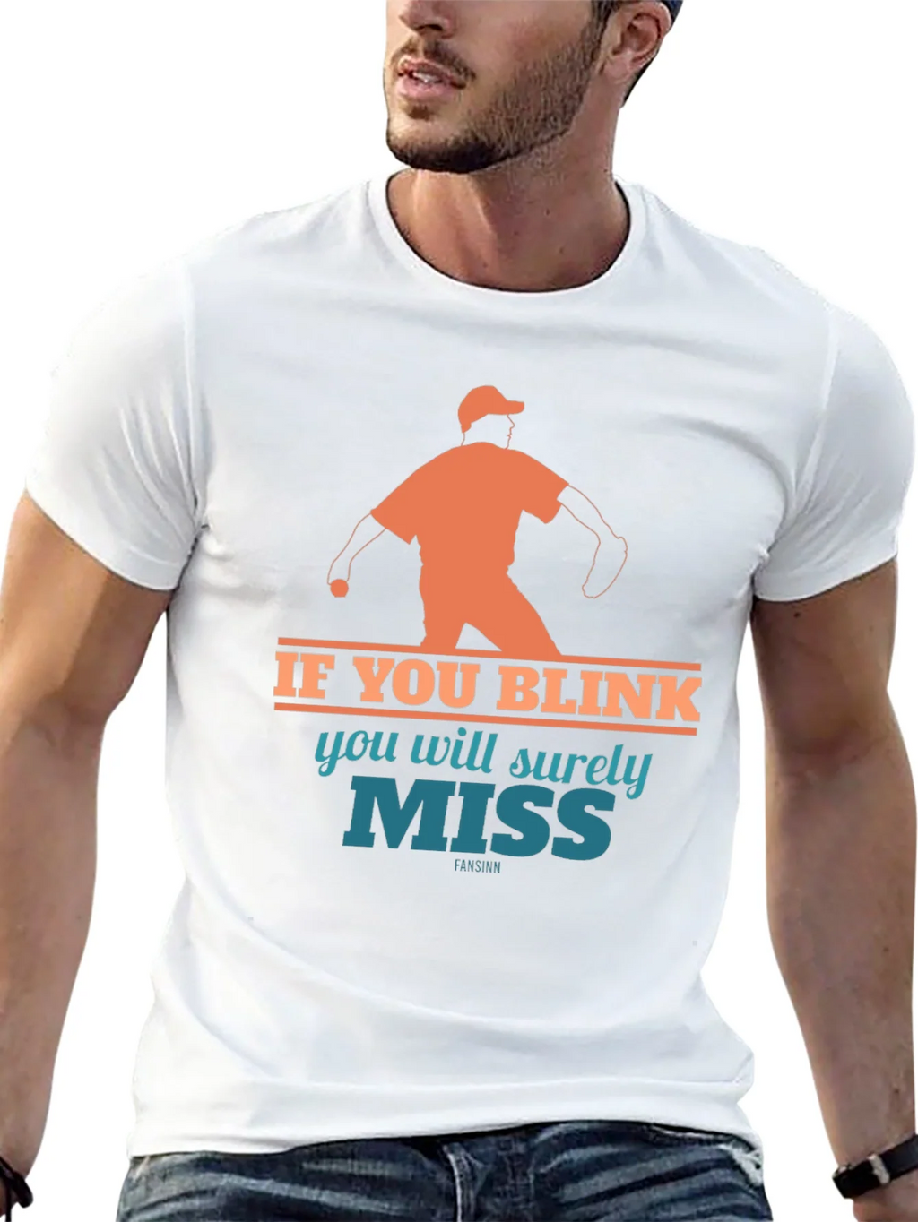 If You Blink Youll Miss It Baseball T-Shirt product image 12