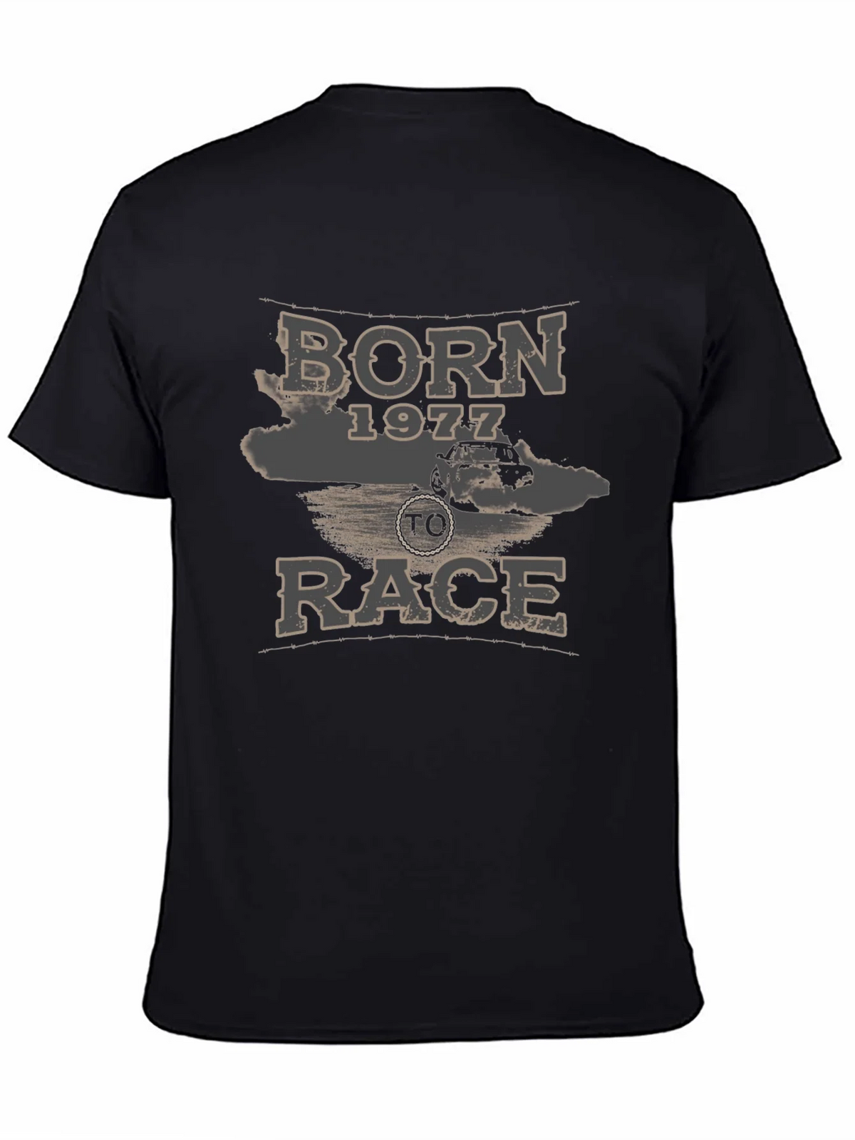 Born 1977 To Race Graphic Tee - Black product image 4