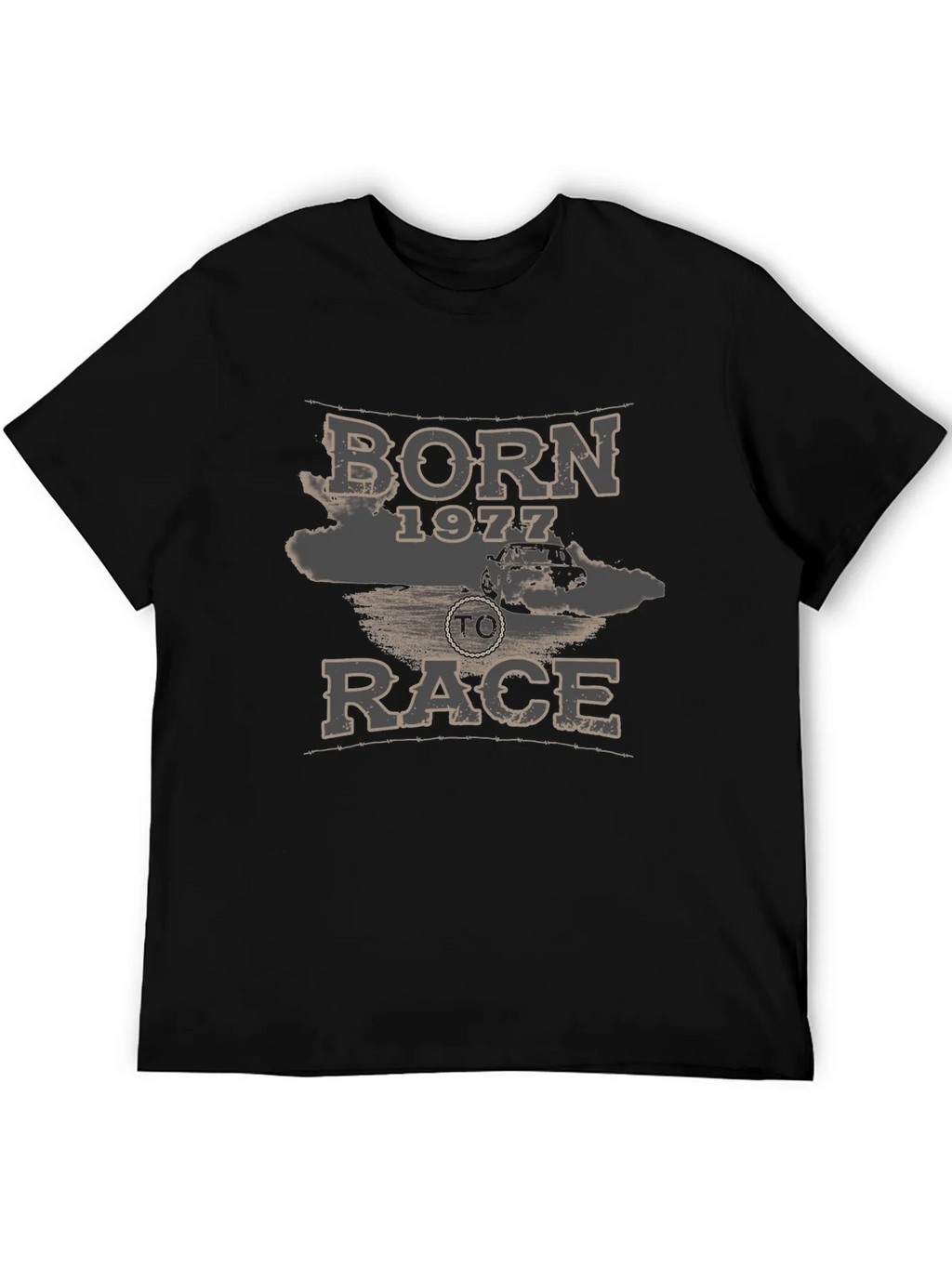 Born 1977 To Race Graphic Tee - Black product image 5