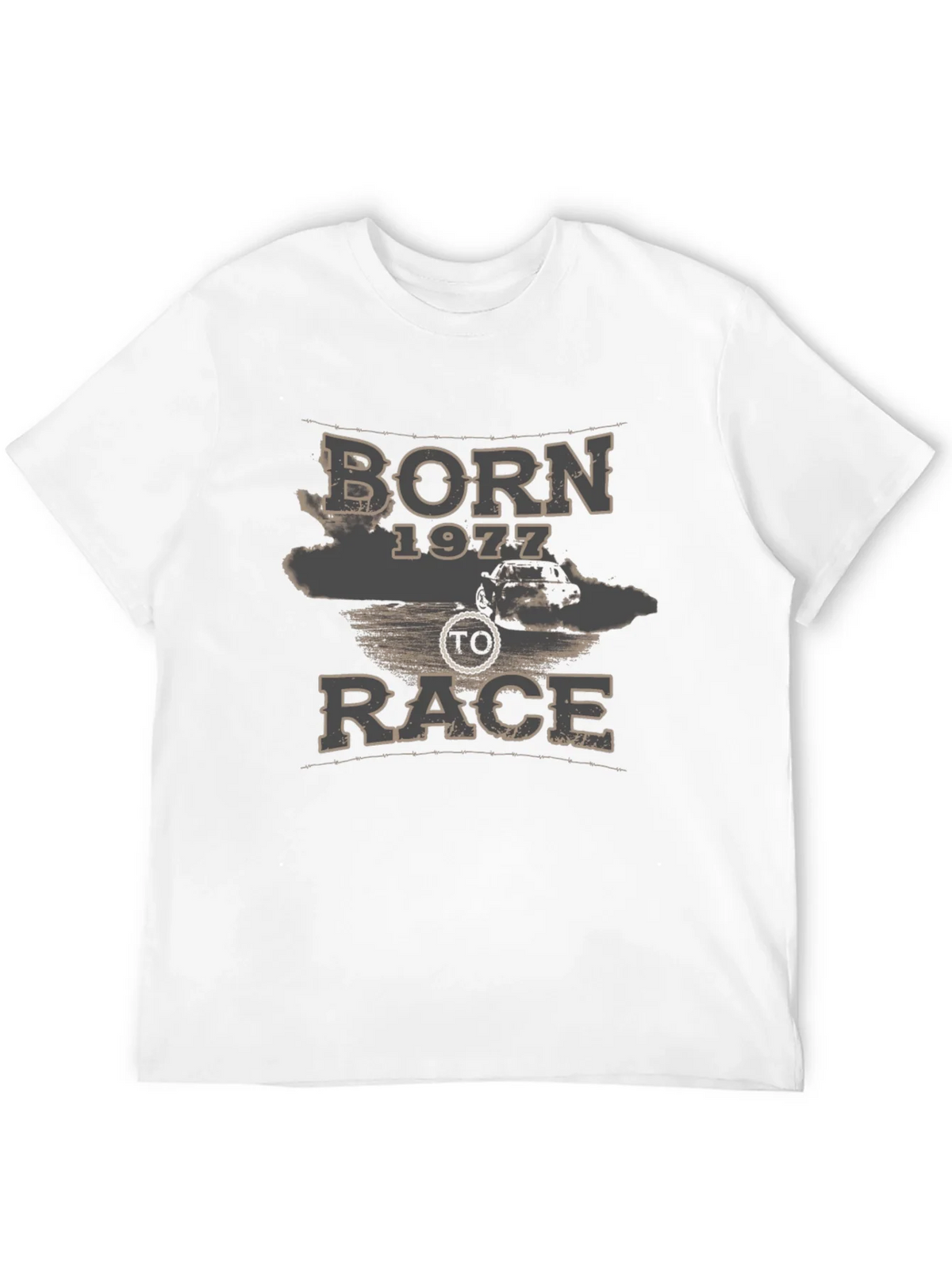 Born 1977 To Race Graphic Tee - Black product image 11