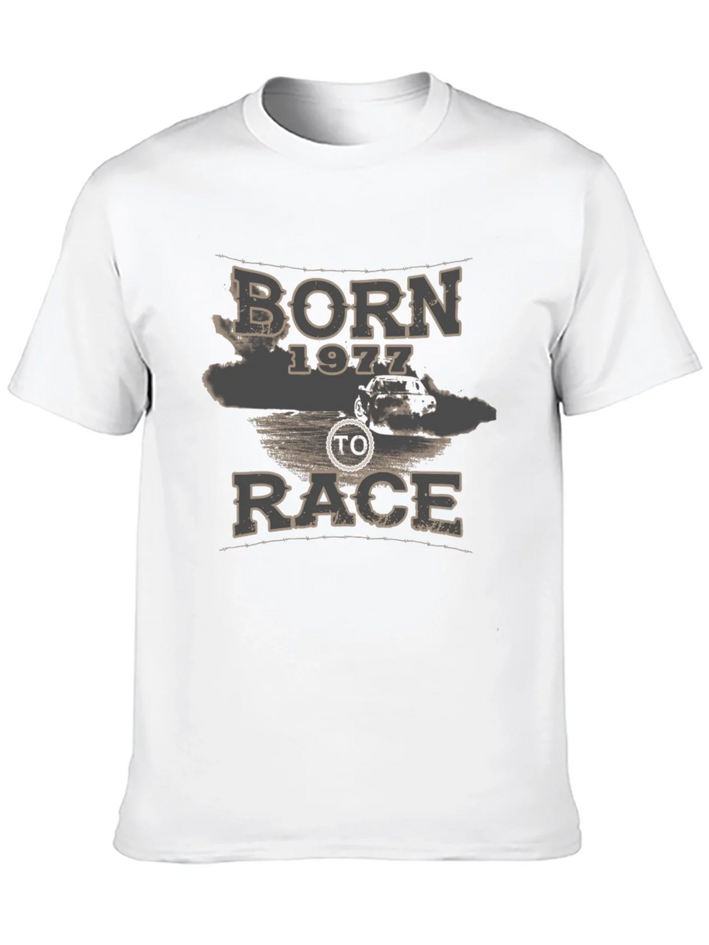 Born 1977 To Race Graphic Tee - Black product image 9
