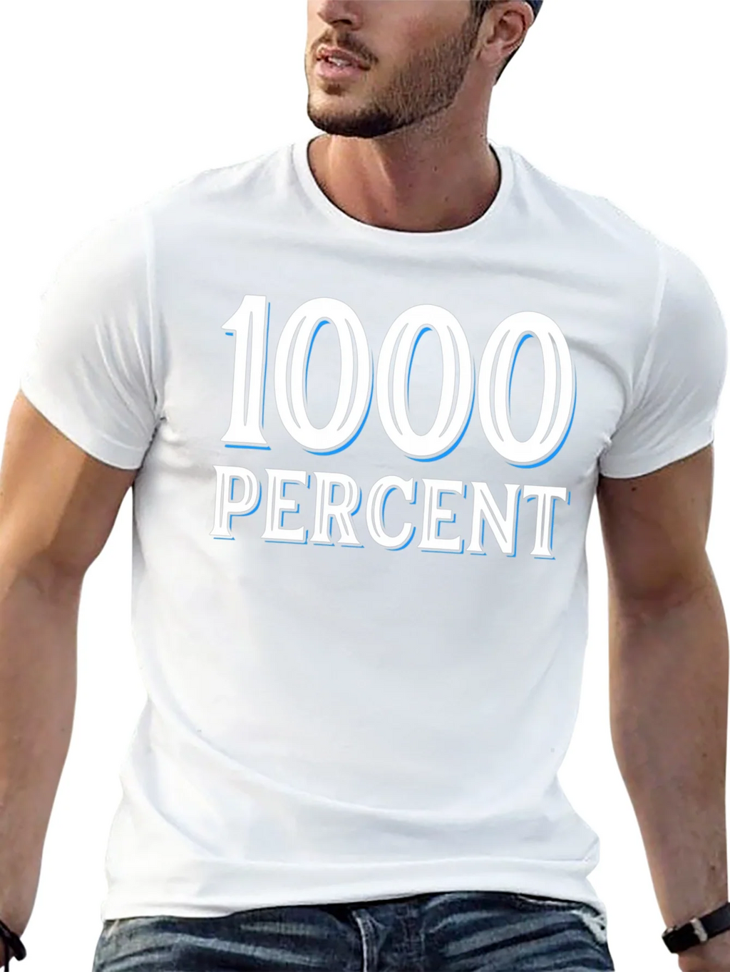 1000 Percent Graphic T-Shirt - Bold Statement Tee product image 11