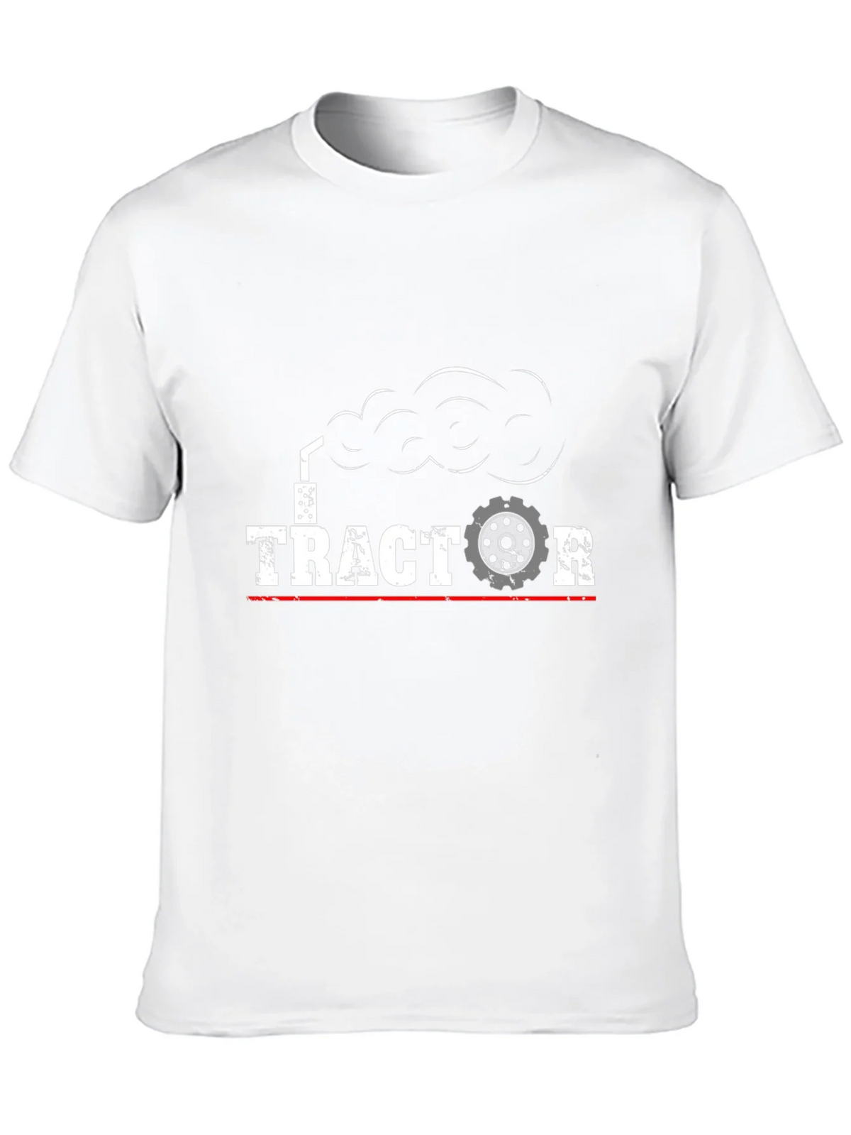 Tractor Graphic T-Shirt - Black Cotton Tee product image 9