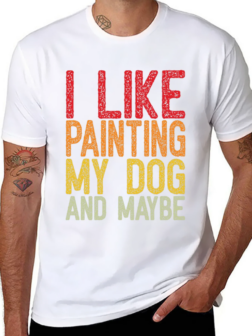 I Like Painting My Dog T-Shirt product image 7