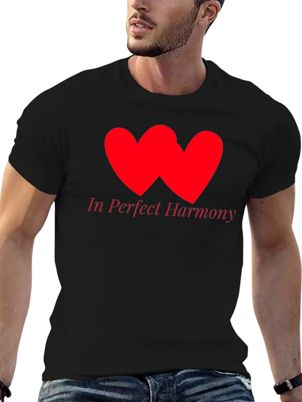 In Perfect Harmony Black T-Shirt product image 6