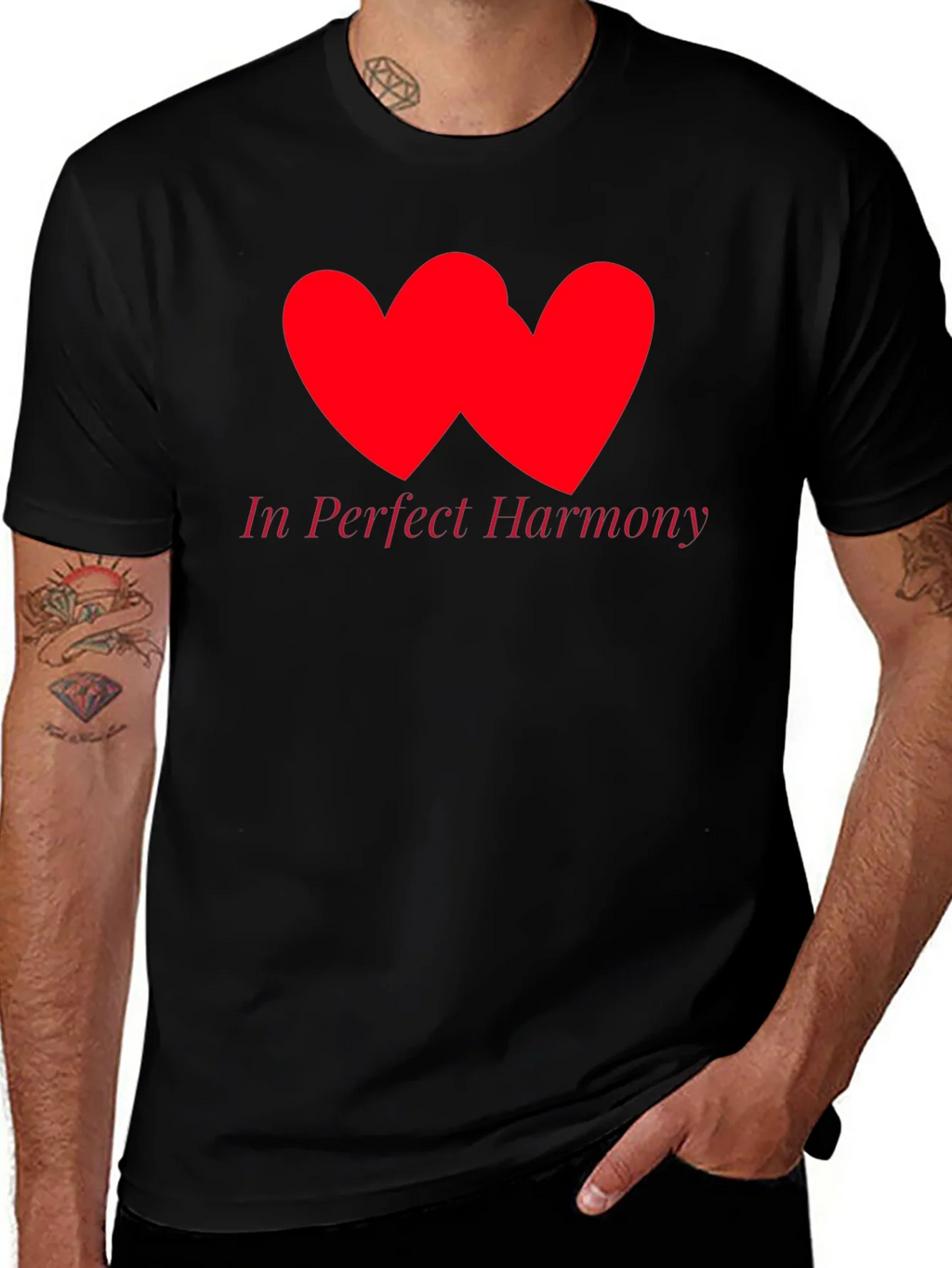 In Perfect Harmony Black T-Shirt product image 1