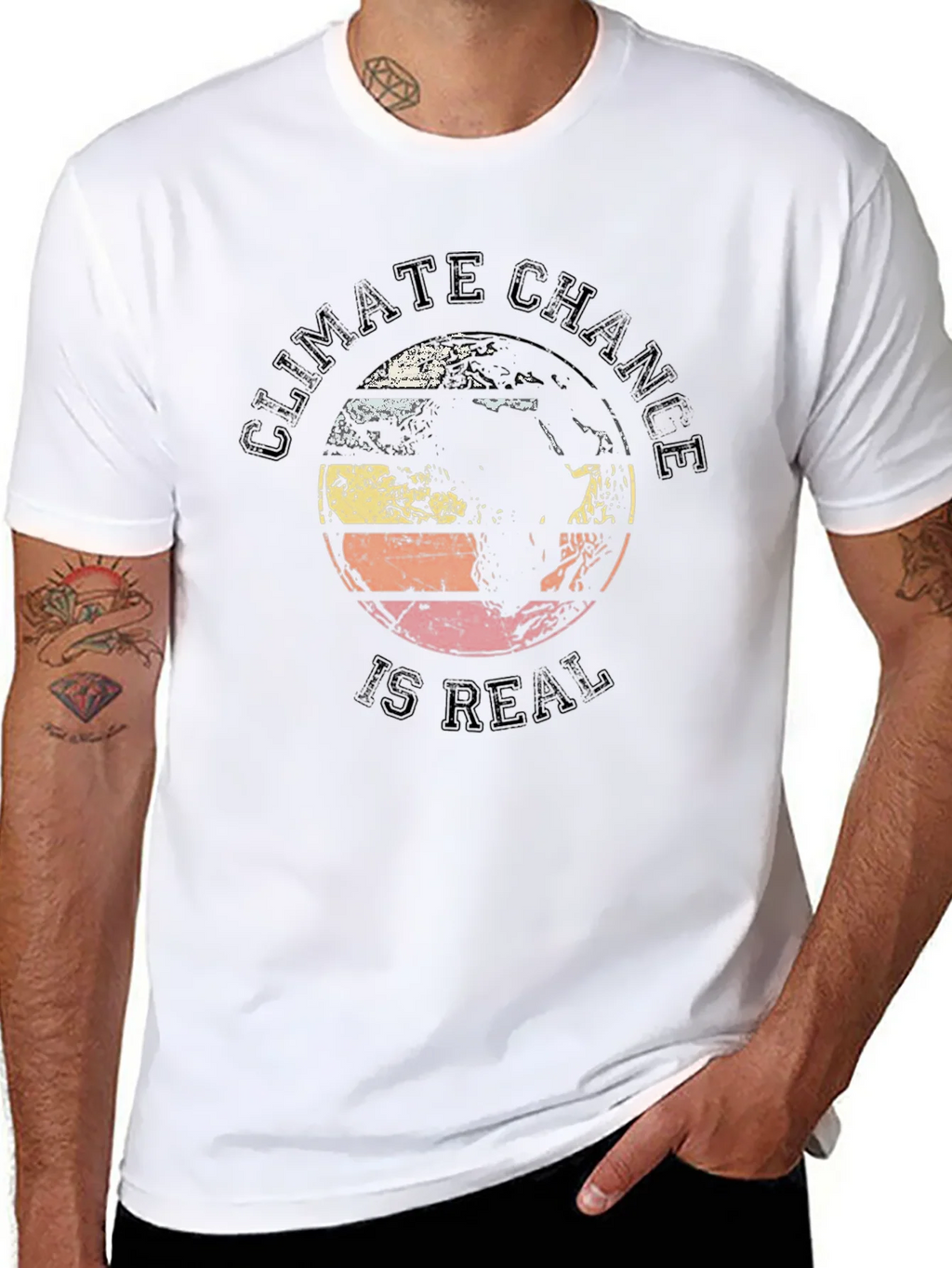 Climate Change Is Real T-Shirt product image 7