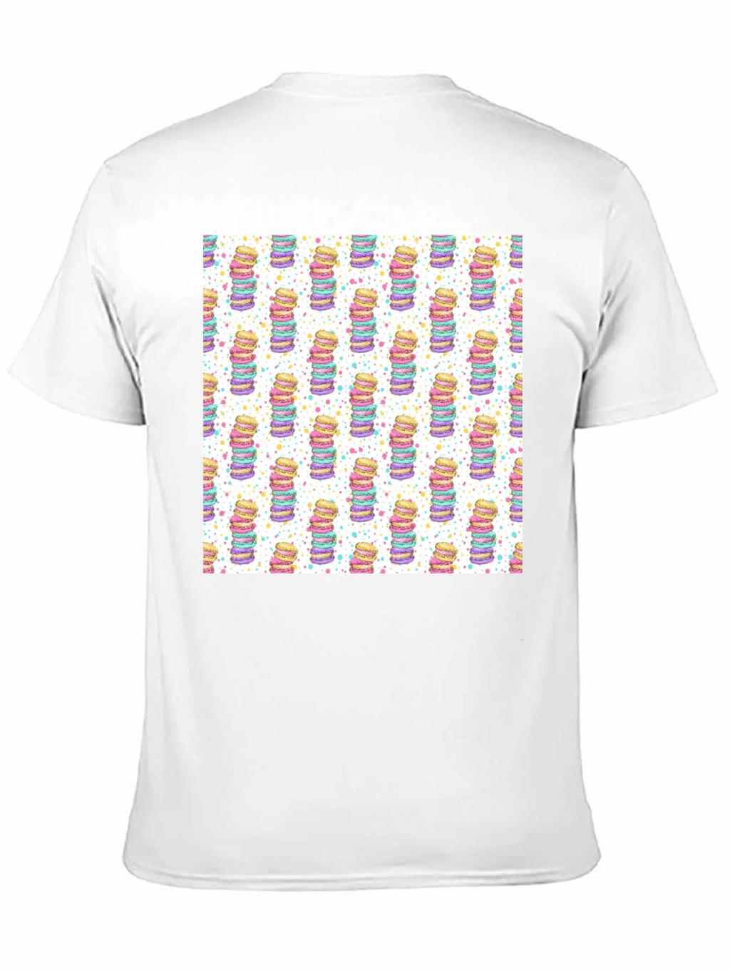 Macaron Stack Pattern T-Shirt - Sweet Treat Design product image 10