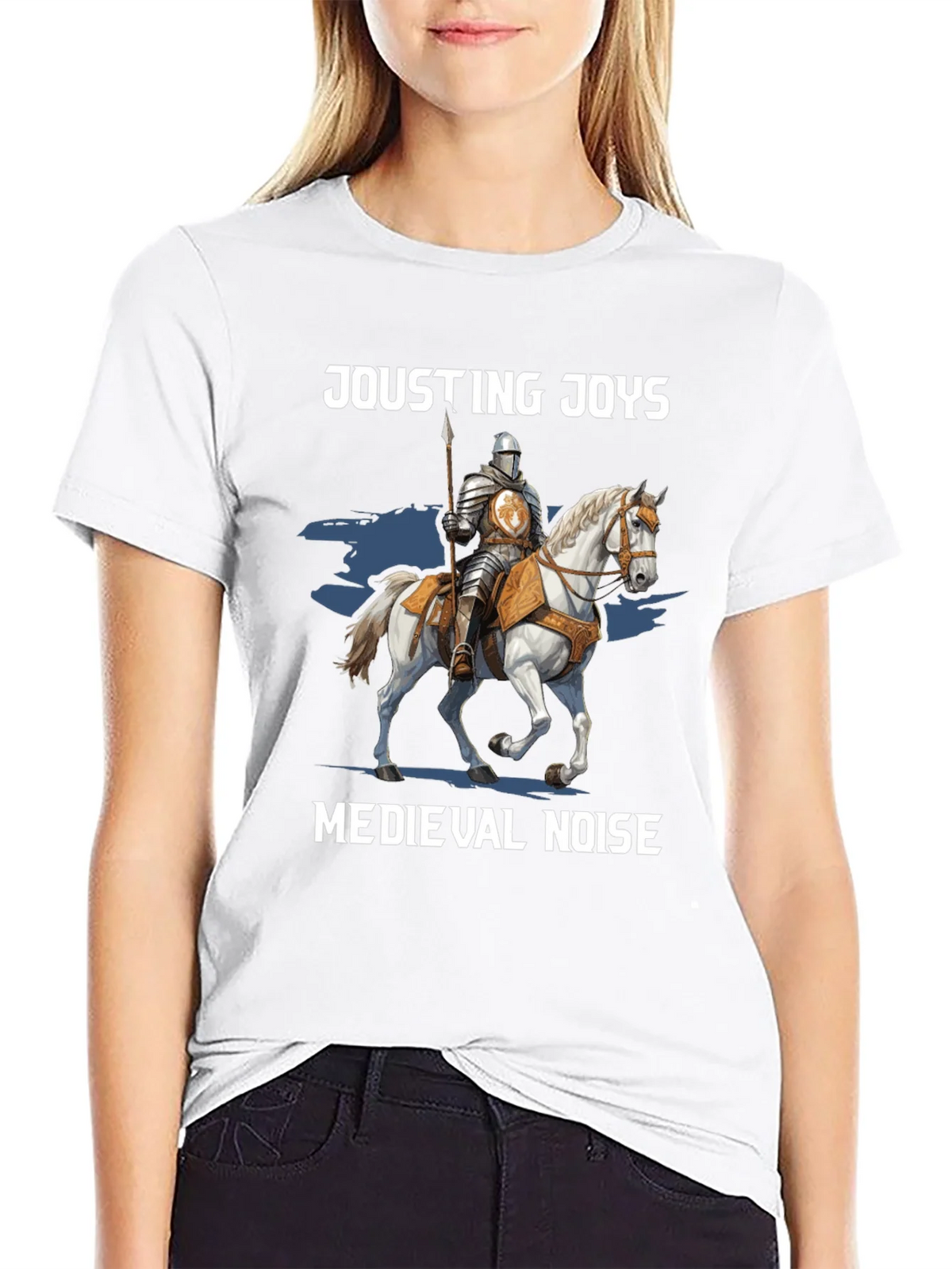 Jousting Joys Medieval Noise T-Shirt product image 8