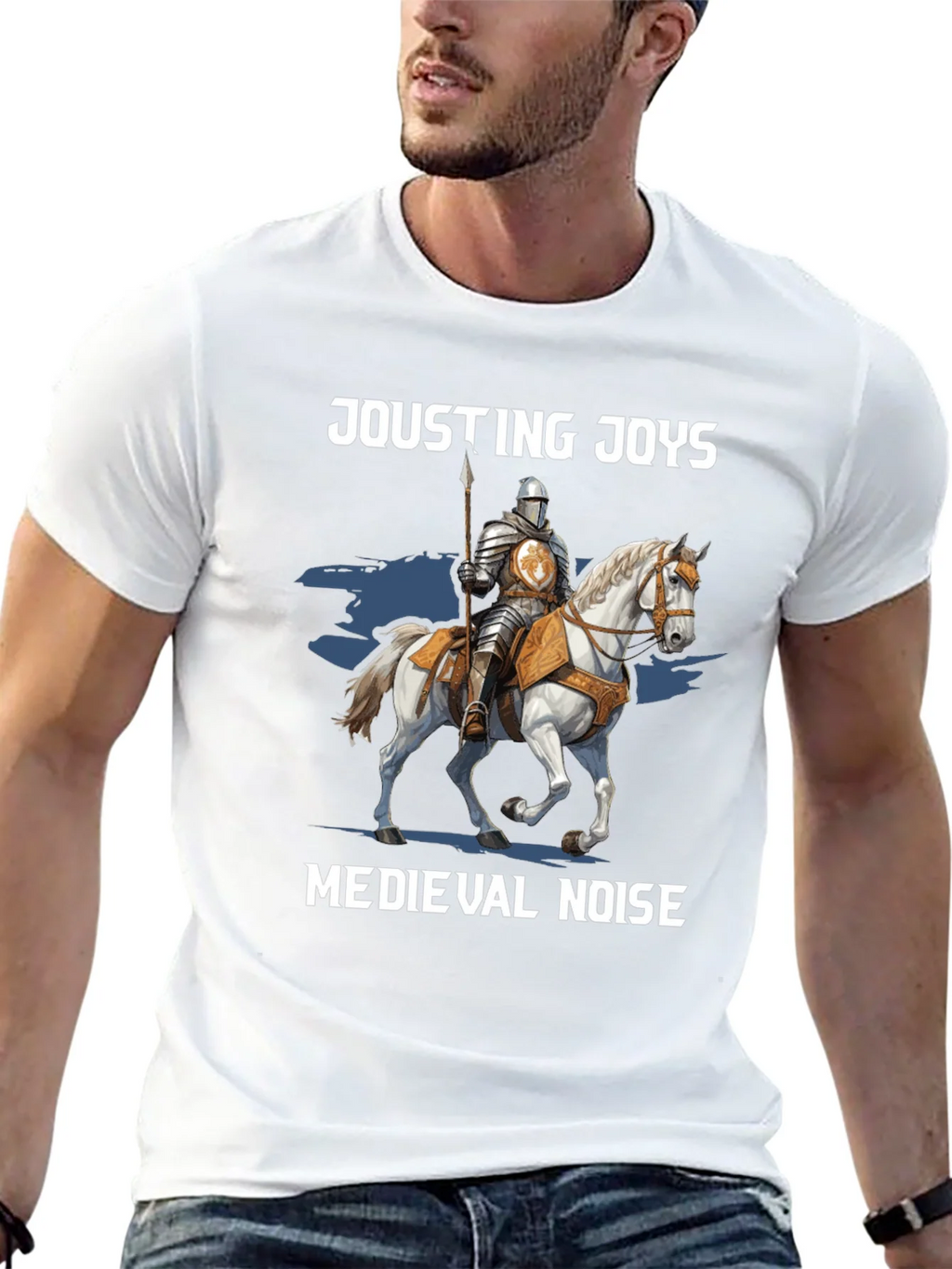 Jousting Joys Medieval Noise T-Shirt product image 12
