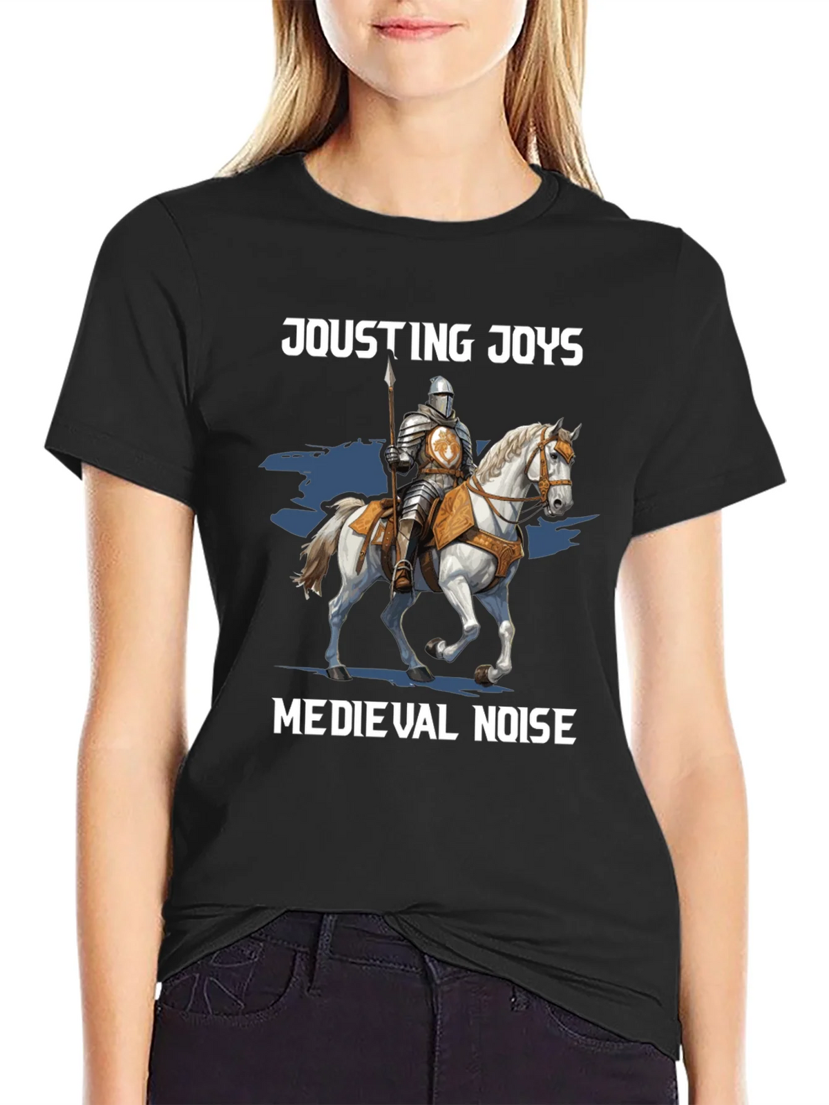 Jousting Joys Medieval Noise T-Shirt product image 2